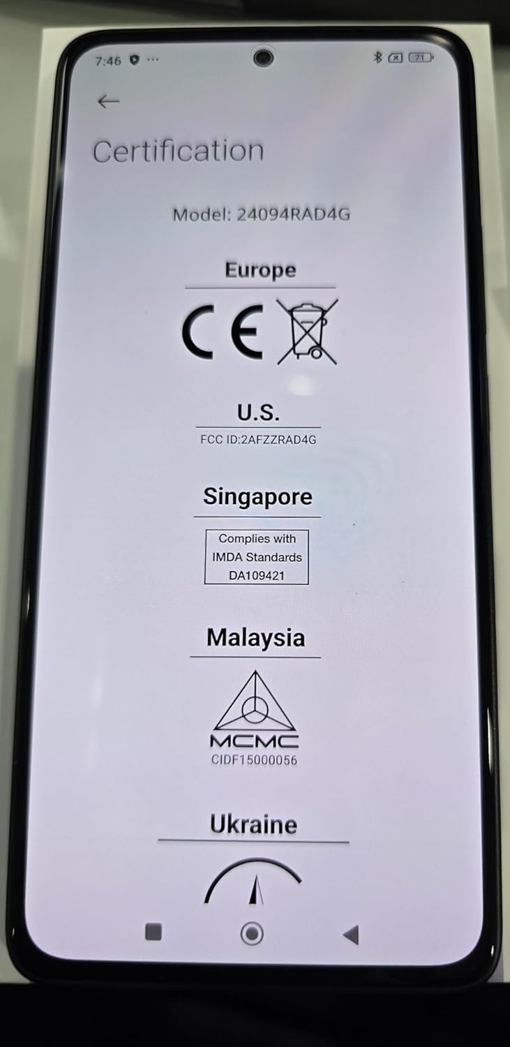 XIAOMI Redmi Note 14 5G + LTE (for Tmobile Mint Tello Global) (256GB + 8GB) 6.67