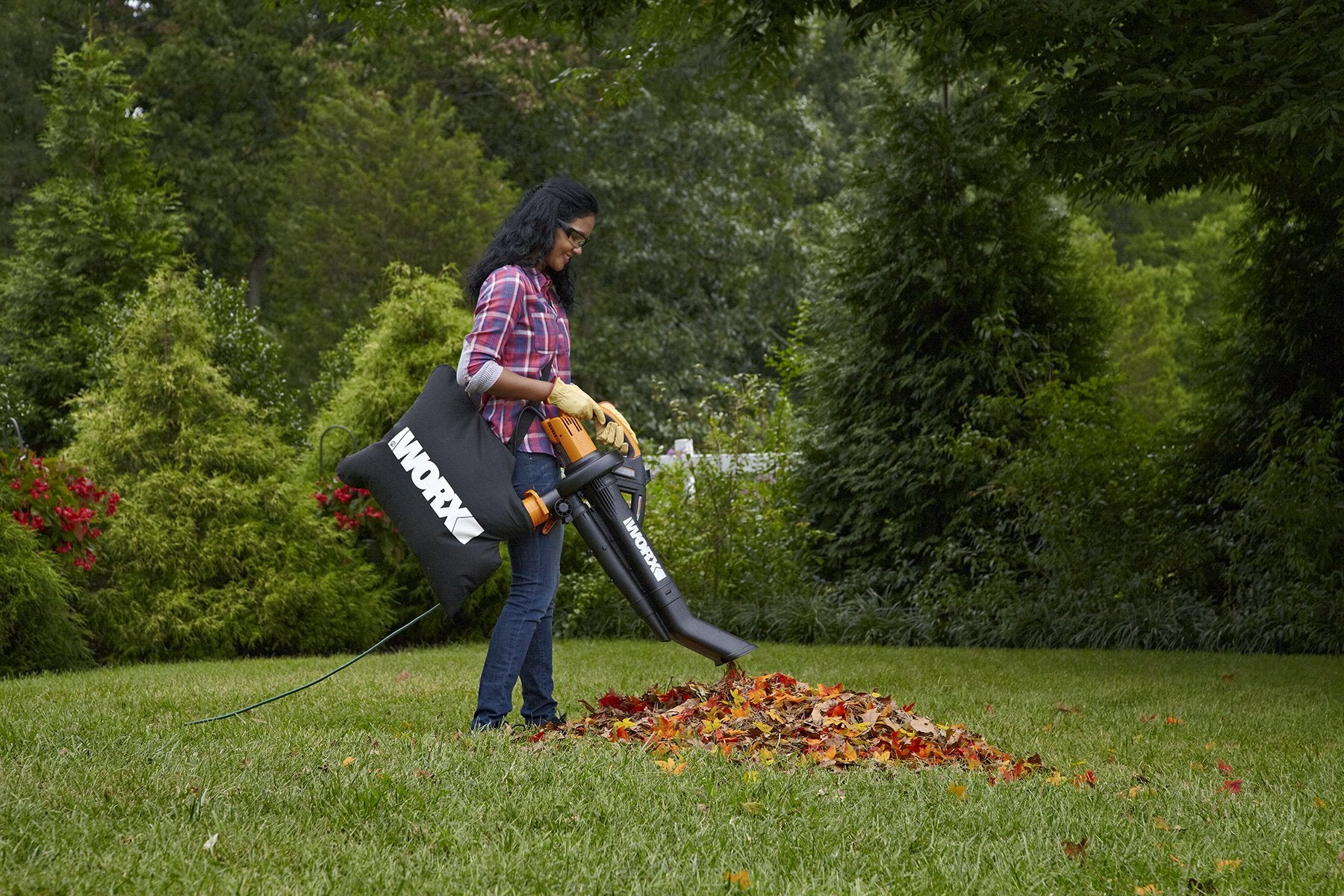 WORX Trivac Electric Leaf Blower, Vacuum & Mulcher