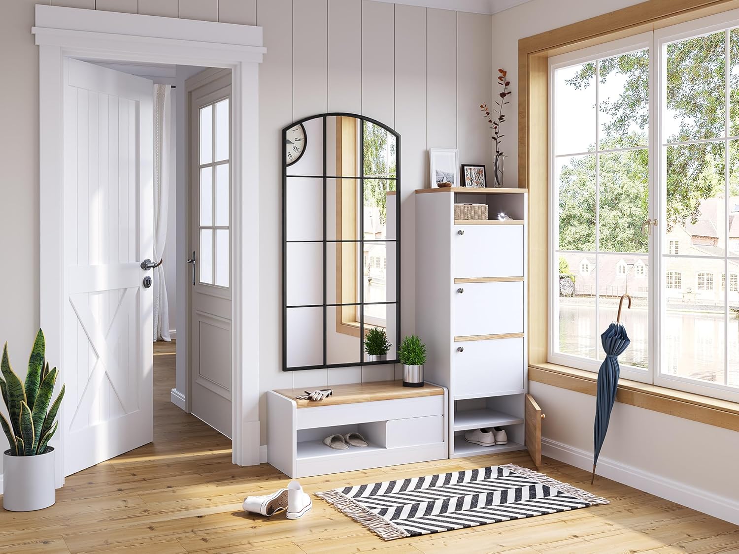 Arched Window Mirror, 24