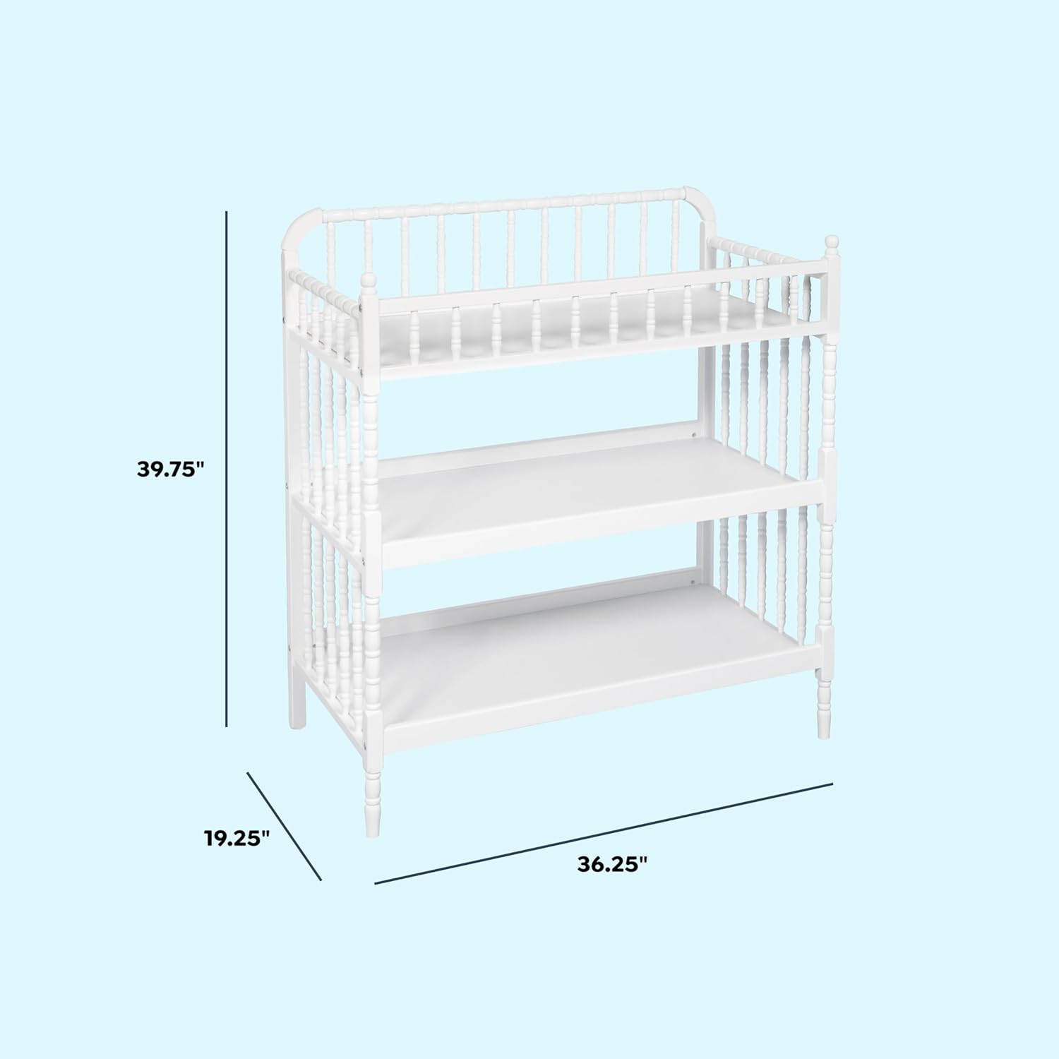 Davinci Jenny Lind Changing Table with Pad in White