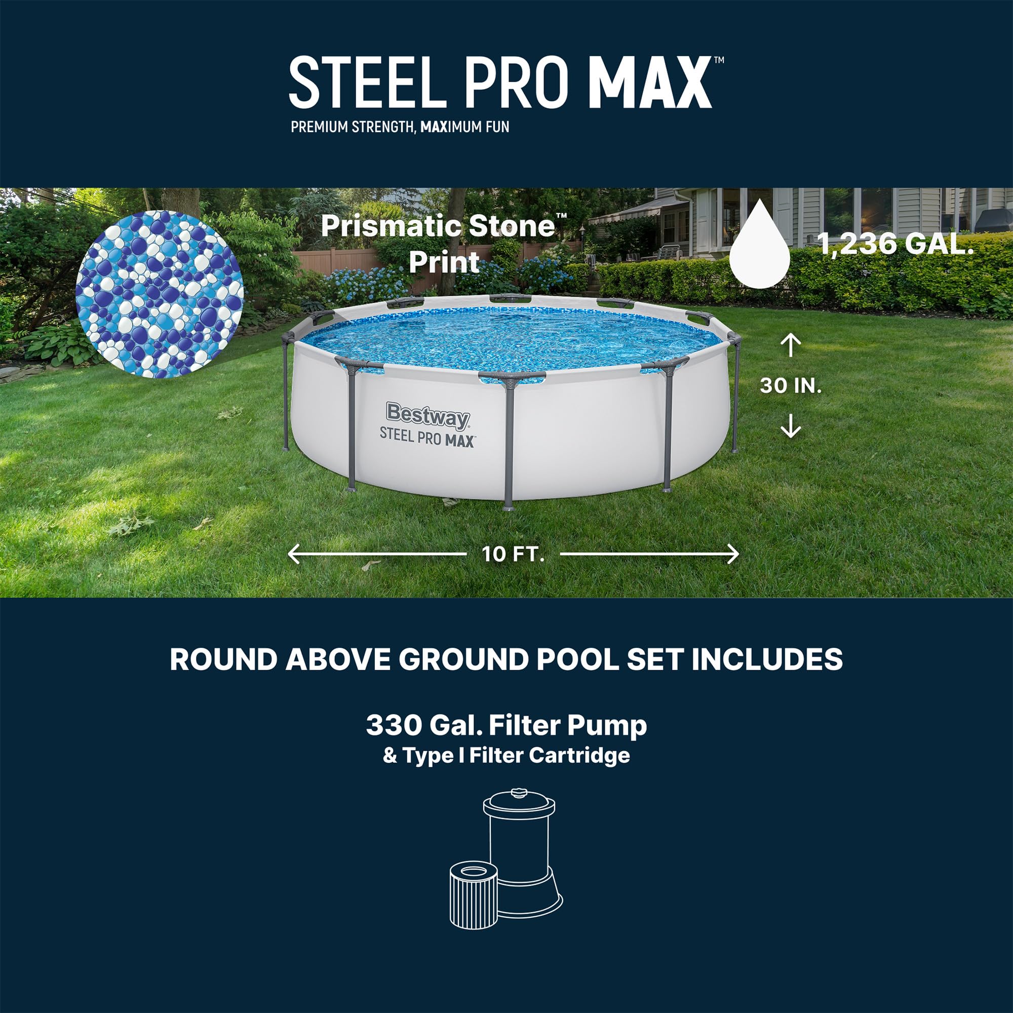 BESTWAY Steel Pro MAX 10' x 30