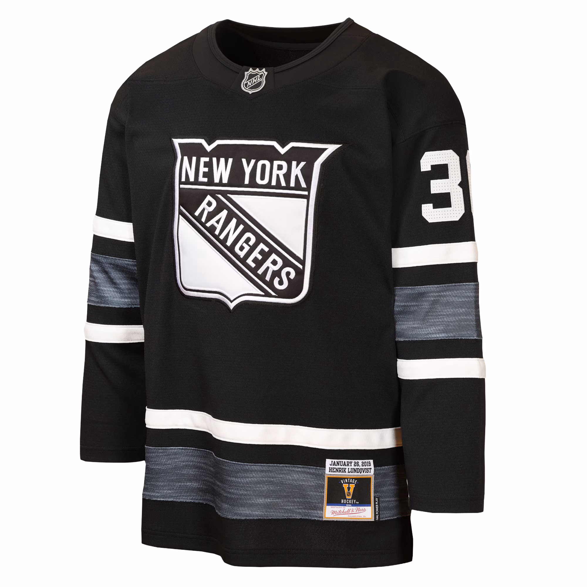 Henrik Lundqvist New York Rangers Mitchell & Ness Youth 2019 All-Star Game Power Play Jersey - Black