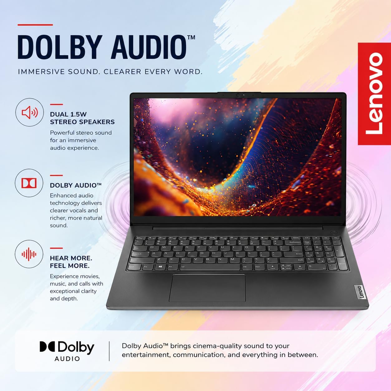 Lenovo V15 Business Laptop 2026 Edition, AMD Ryzen 3 7000-Series(Beat i7-1065G7), 15.6