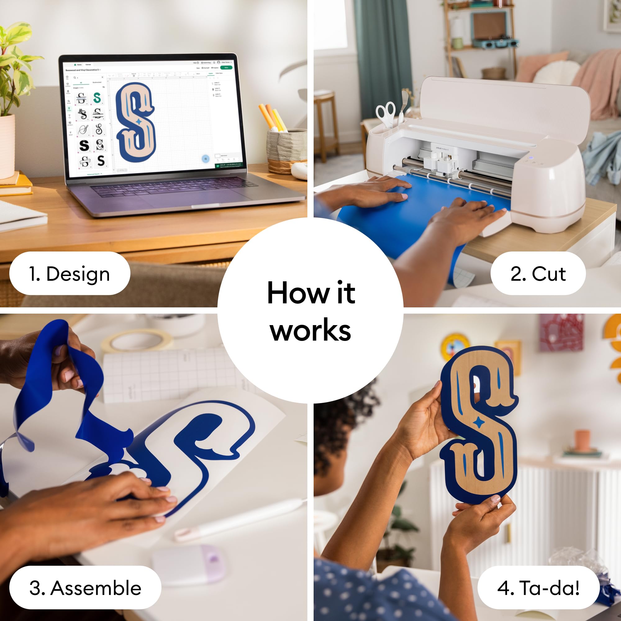 CRICUT Maker 4 - Smart Cutting Machine with Digital Bundle