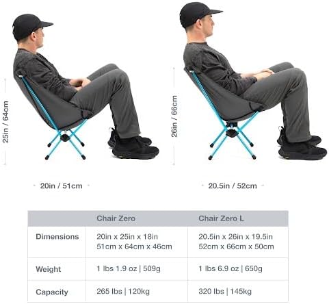 Helinox Chair Zero Ultralight Compact Camping Chair