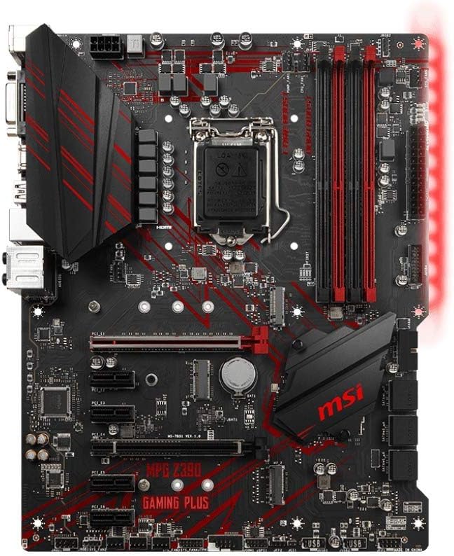 MSI MPG Intel Z390 Gaming Plus ATX DDR4-SDRAM Motherboard