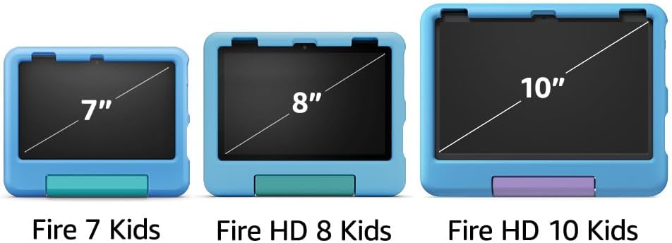 Amazon Fire HD 8 Kids tablet (newest model), ages 3-7. With bright 8