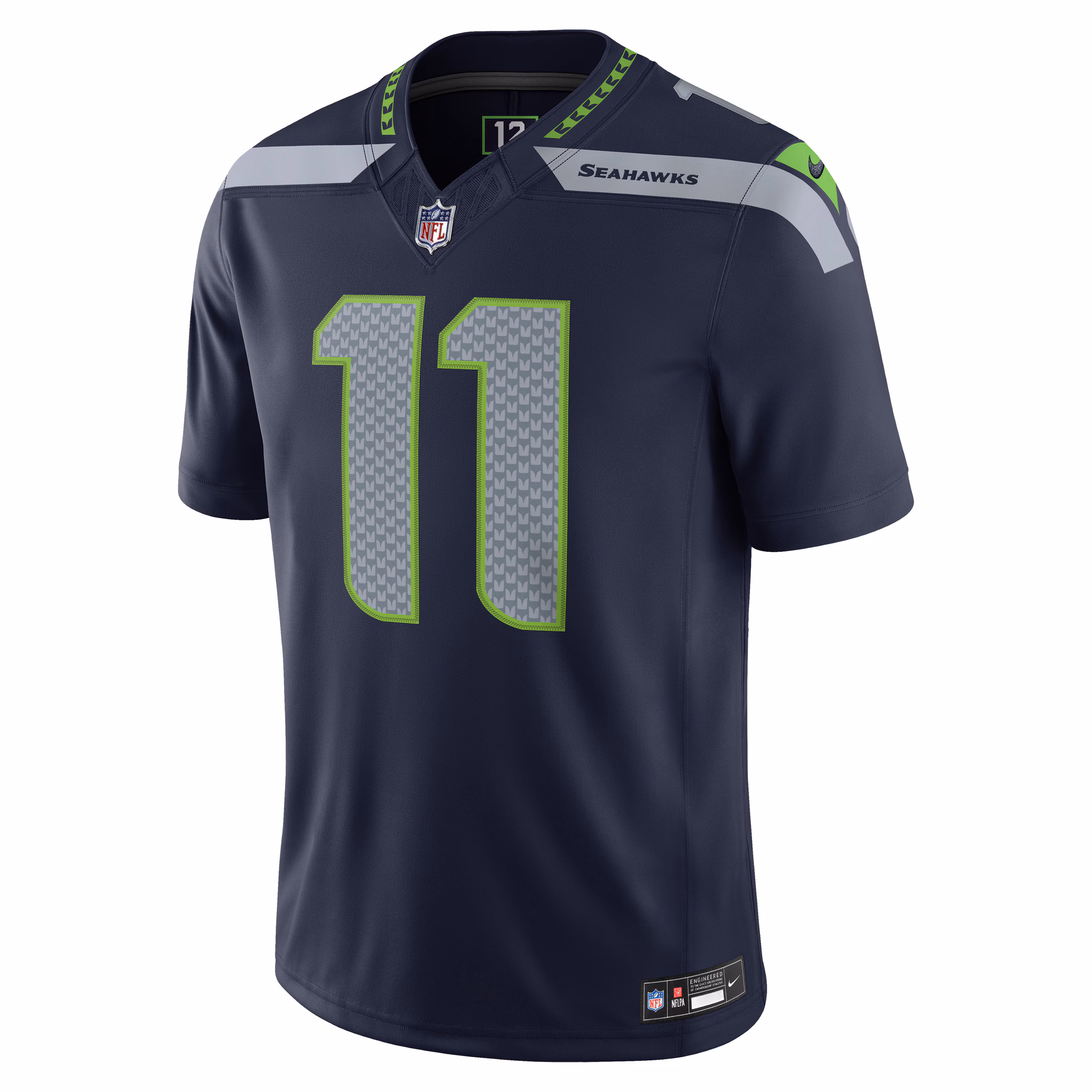Jaxon Smith-Njigba Seattle Seahawks Nike Vapor F.U.S.E. Stitched Limited Jersey - College Navy
