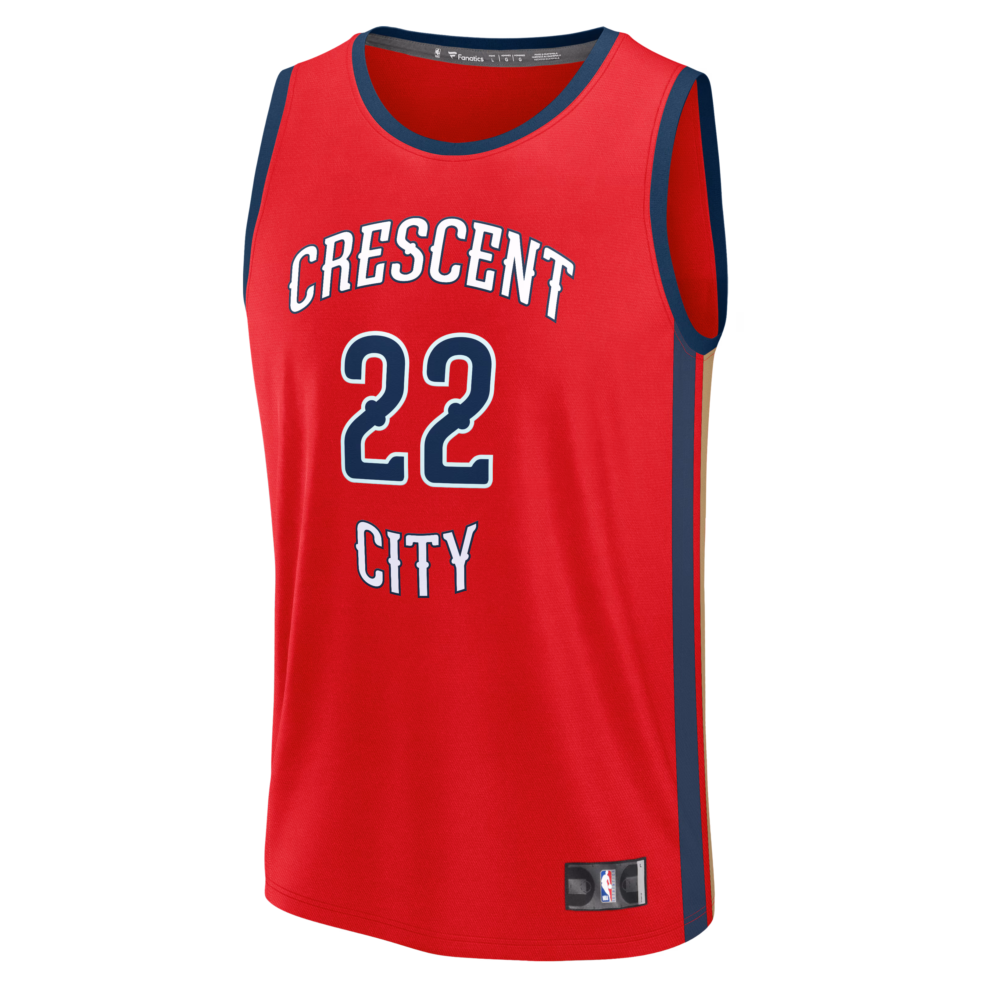 Derik Queen New Orleans Pelicans Fanatics Fast Break Replica Player Jersey - Statement Edition - Red