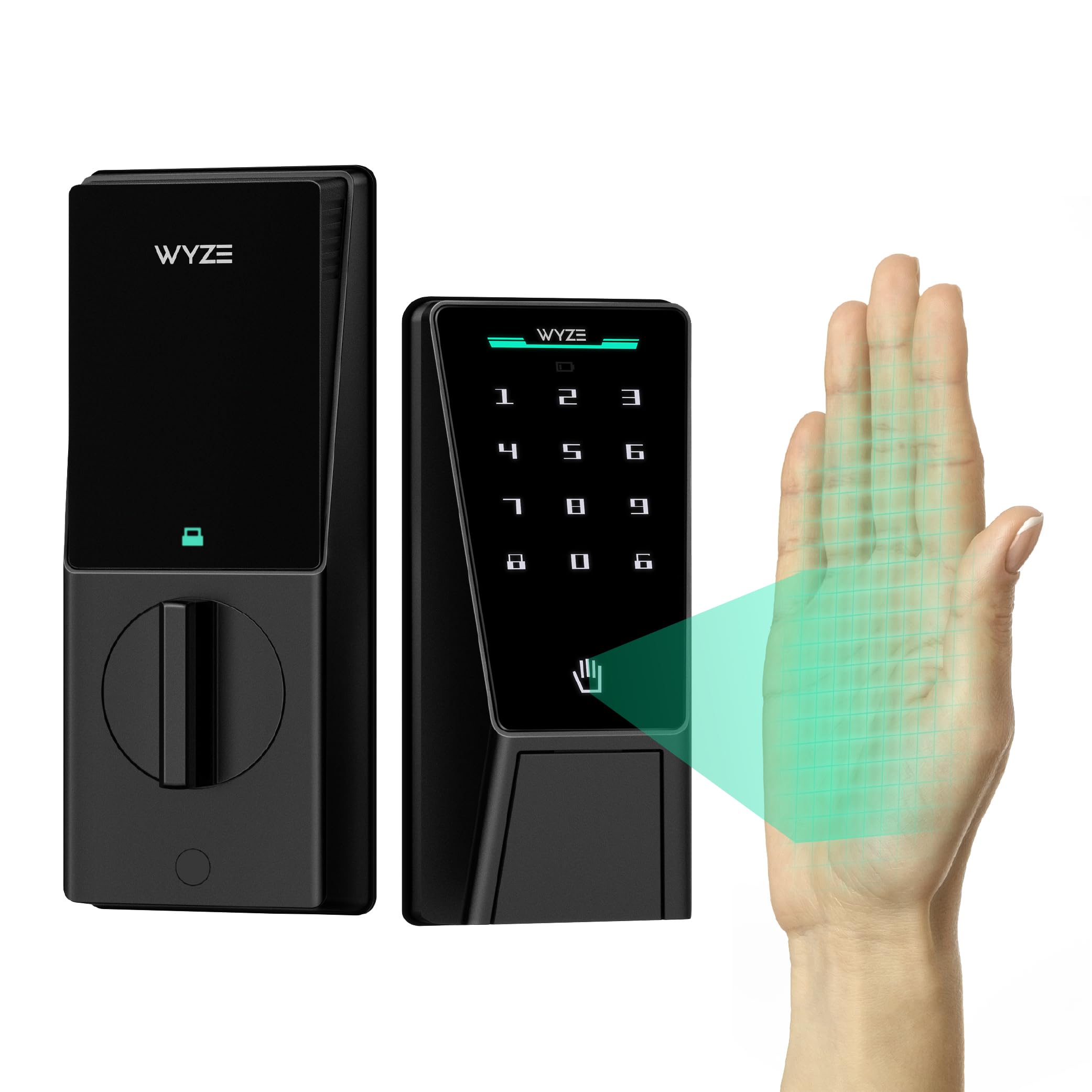 WYZE Palm Lock Smart Door Lock - Keyless Entry, Wi-Fi, Alexa