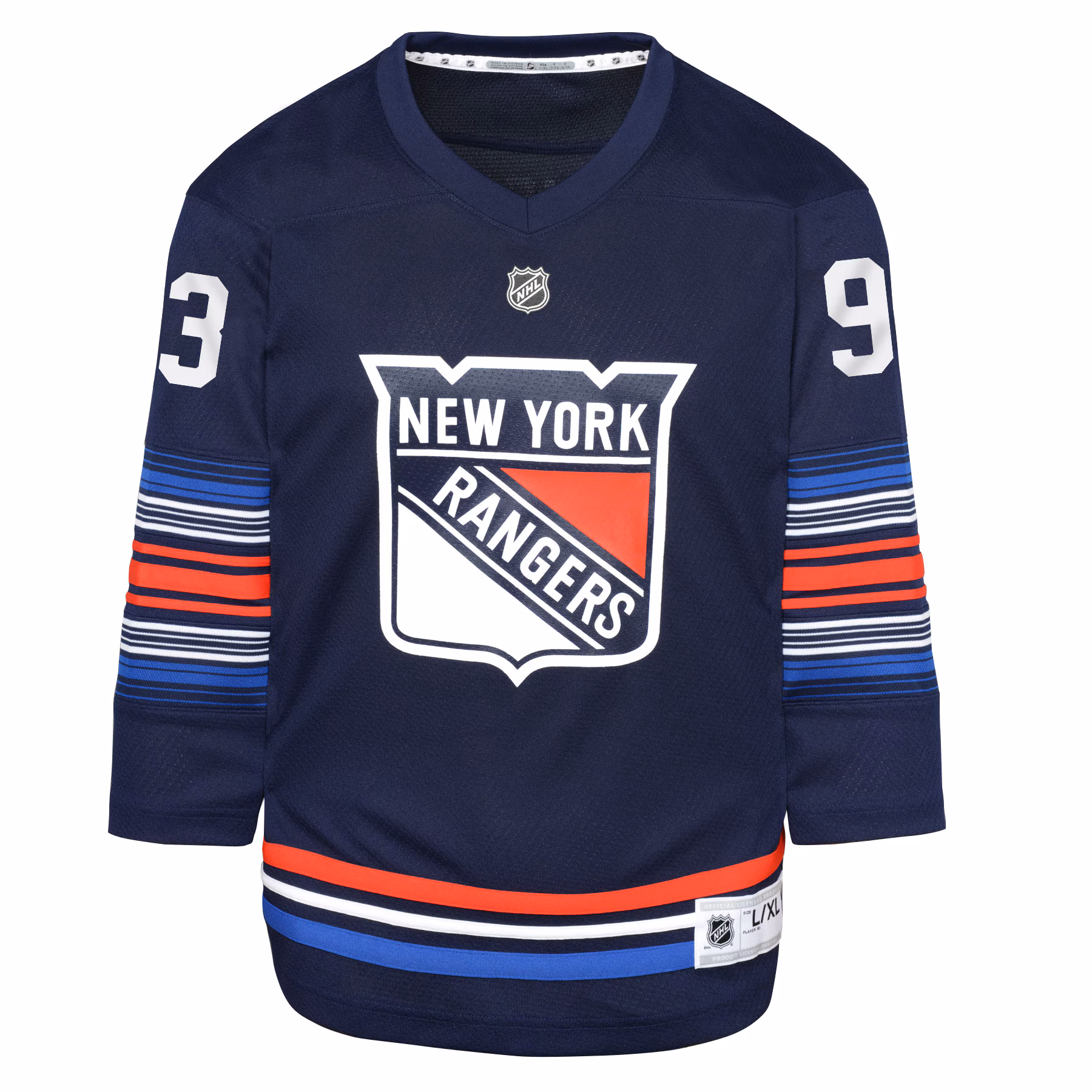 Mika Zibanejad New York Rangers Youth Alternate Replica Player Jersey - Navy