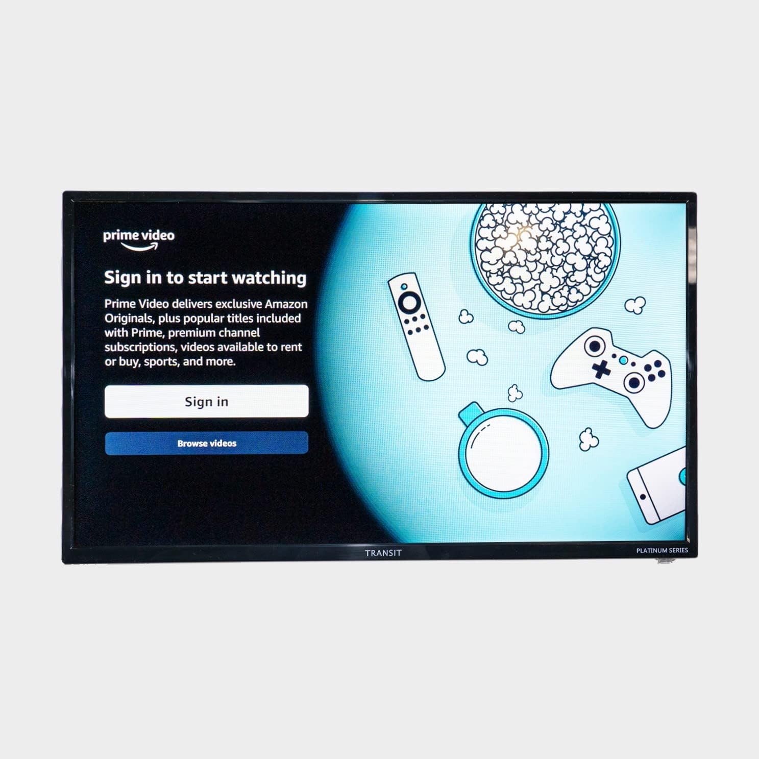 FREE SIGNAL TV Transit Platinum 12 Volt Smart TV, 28 inch TV with DVD Player, Pre-Download Apps, Bluetooth/Wifi Included, AC/DC Power with 1080P HD Resolution, HDMI/USB, Use in RVs, Campers, and Boats