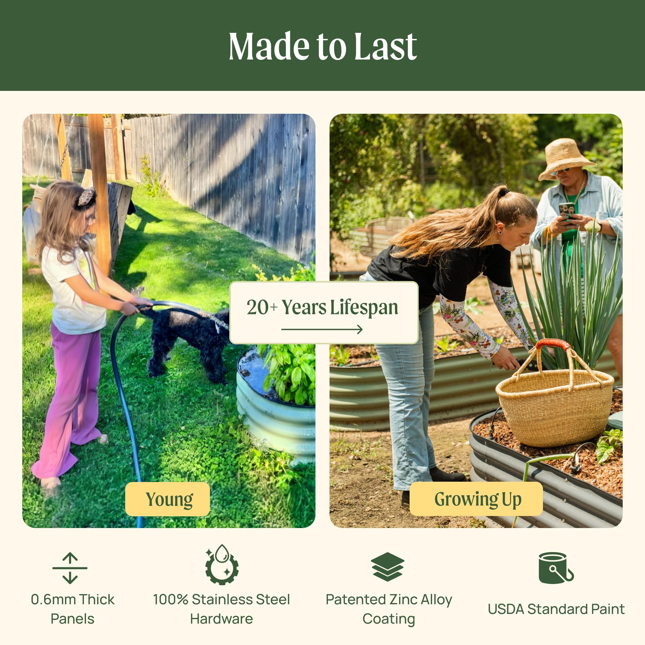VEGO GARDEN Raised Garden Bed Kit - 17