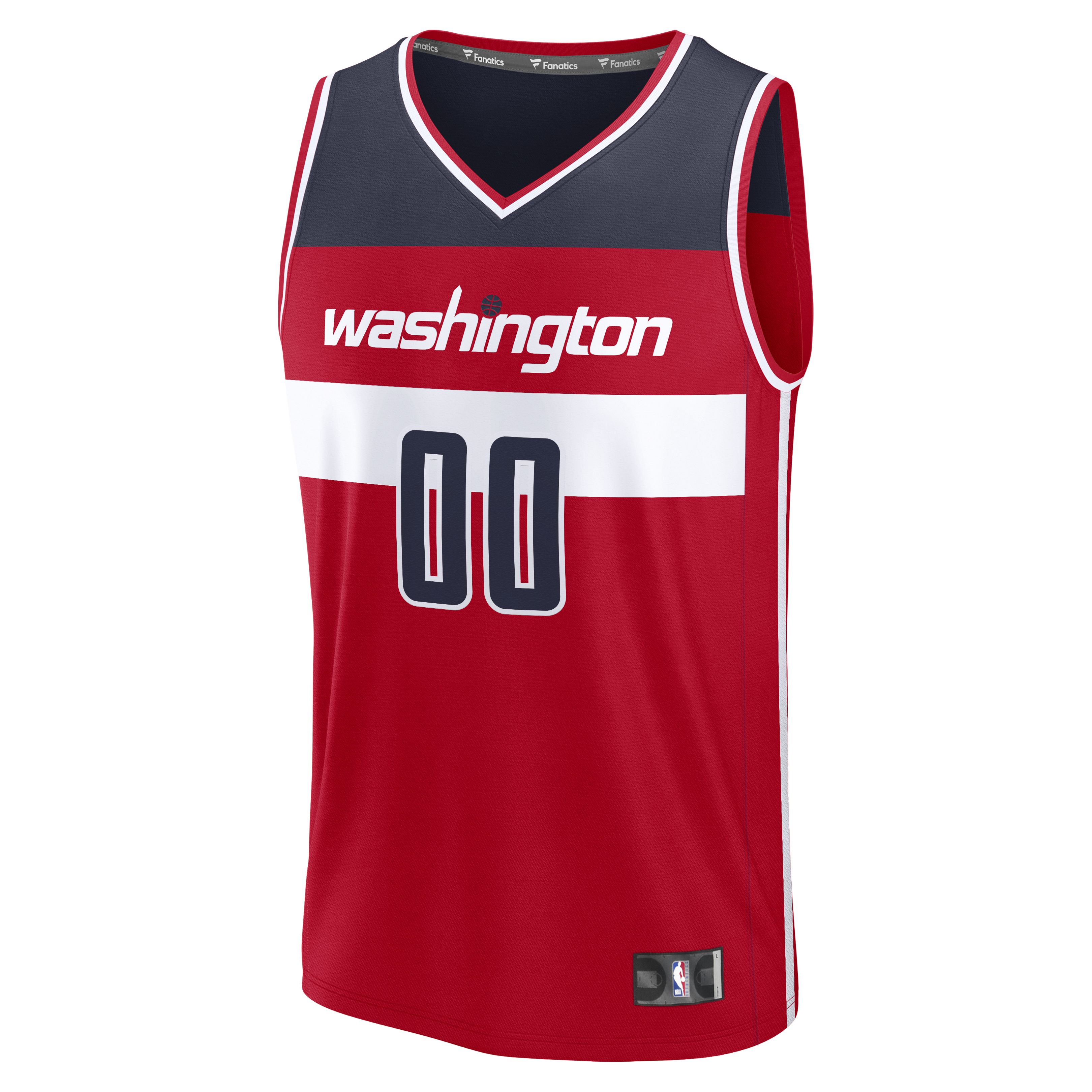 TBD Washington Wizards Fanatics 2026 NBA Draft First Round Pick Fast Break Jersey - Icon Edition - Red