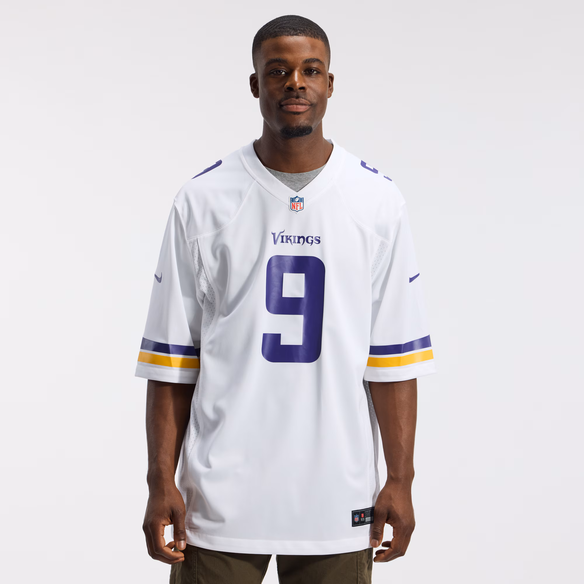 J.J. McCarthy Minnesota Vikings Nike Game Jersey -  White