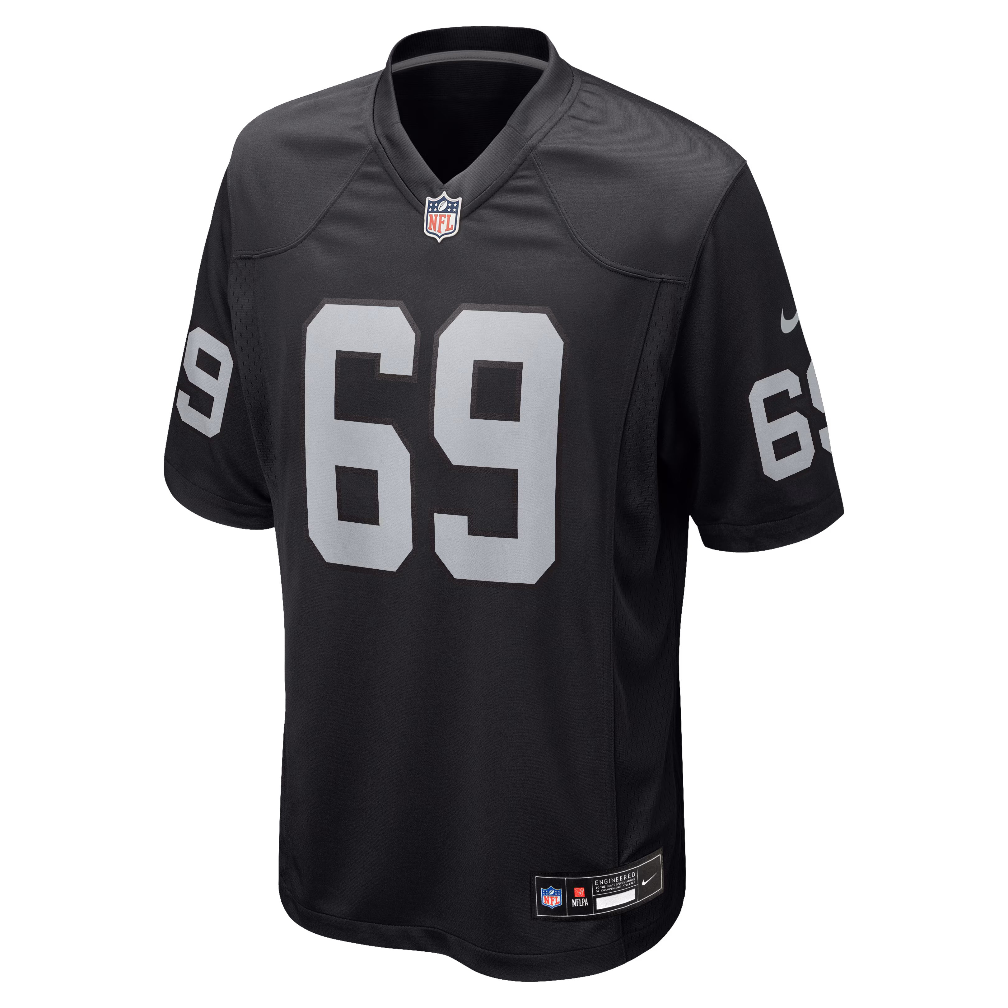 Adam Butler Las Vegas Raiders Nike Team Game Jersey -  Black