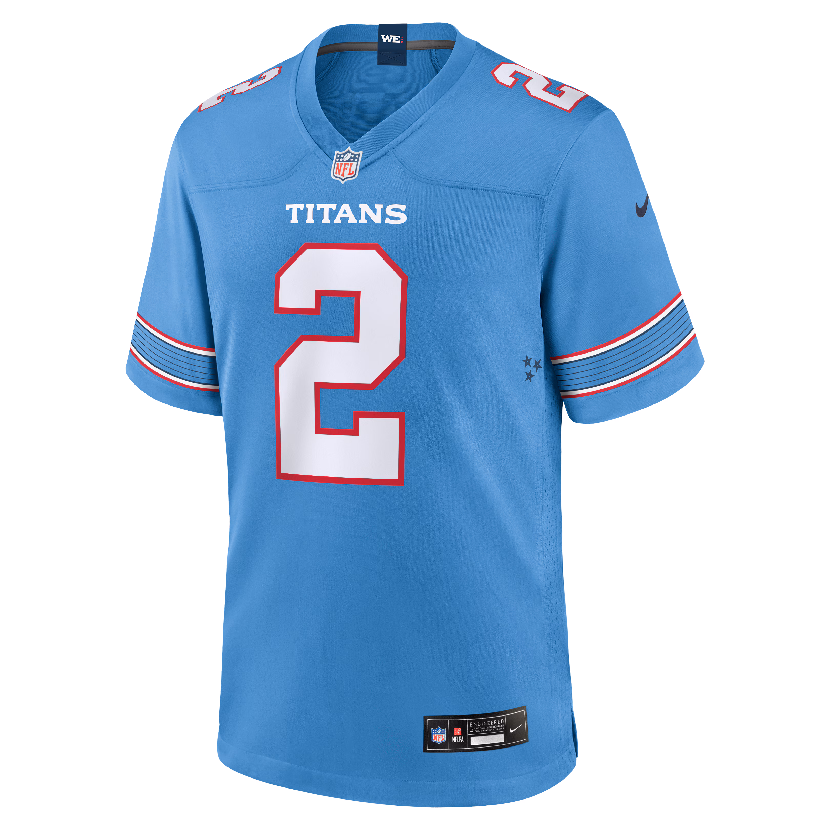 Tyjae Spears Tennessee Titans Nike Game Jersey - Light Blue