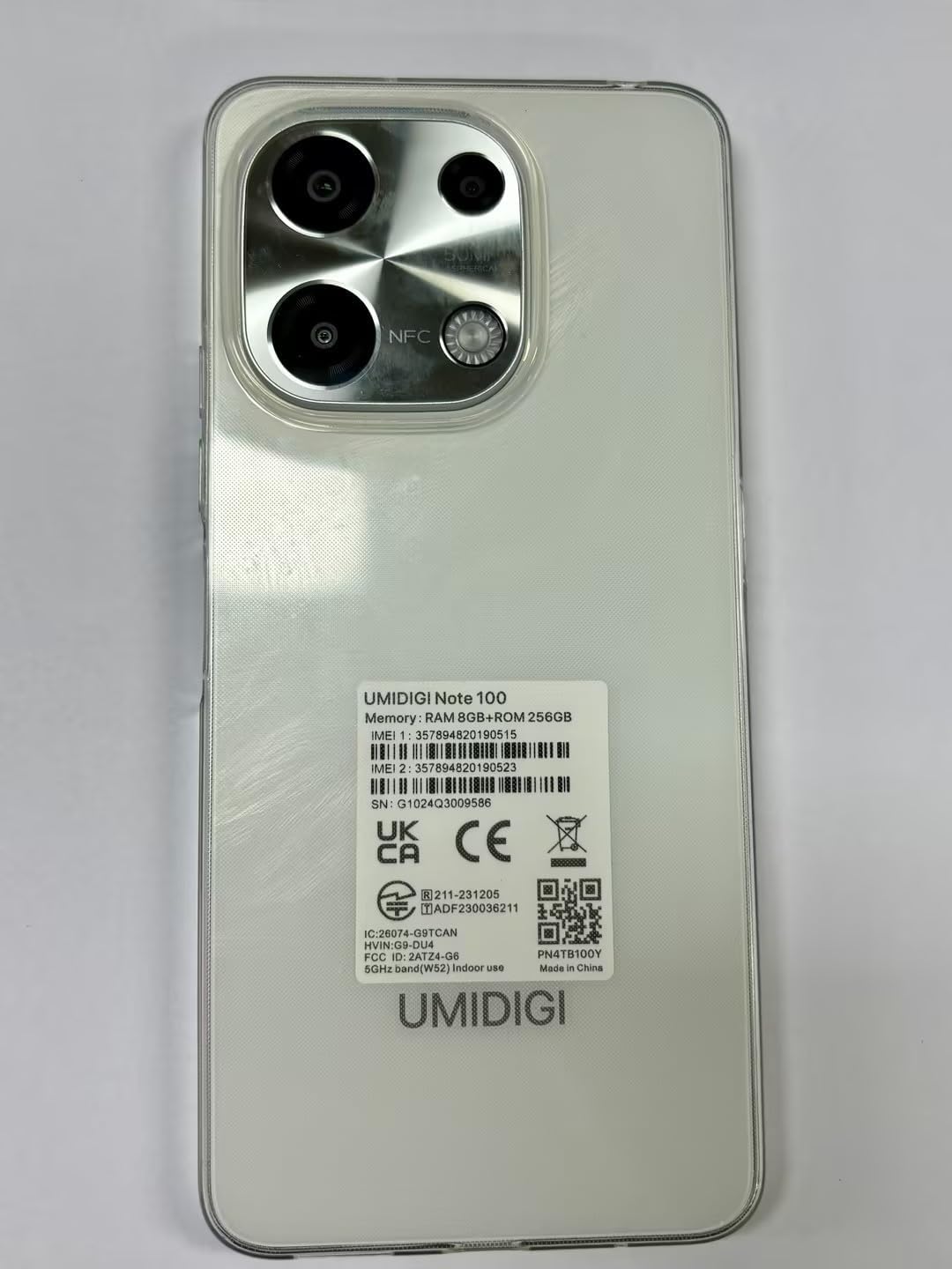 UMIDIGI Note 100 Unlocked Phones,Android 14 NFC Cell Phone,16(8+8) GB+256GB/ TF 1TB, 6.8''HD+120Hz Display,50MP Camera, 5000mAh+20W Fast Charge,Dual SIM Android Phones,Face ID+Fingerprint Unlock,GPS
