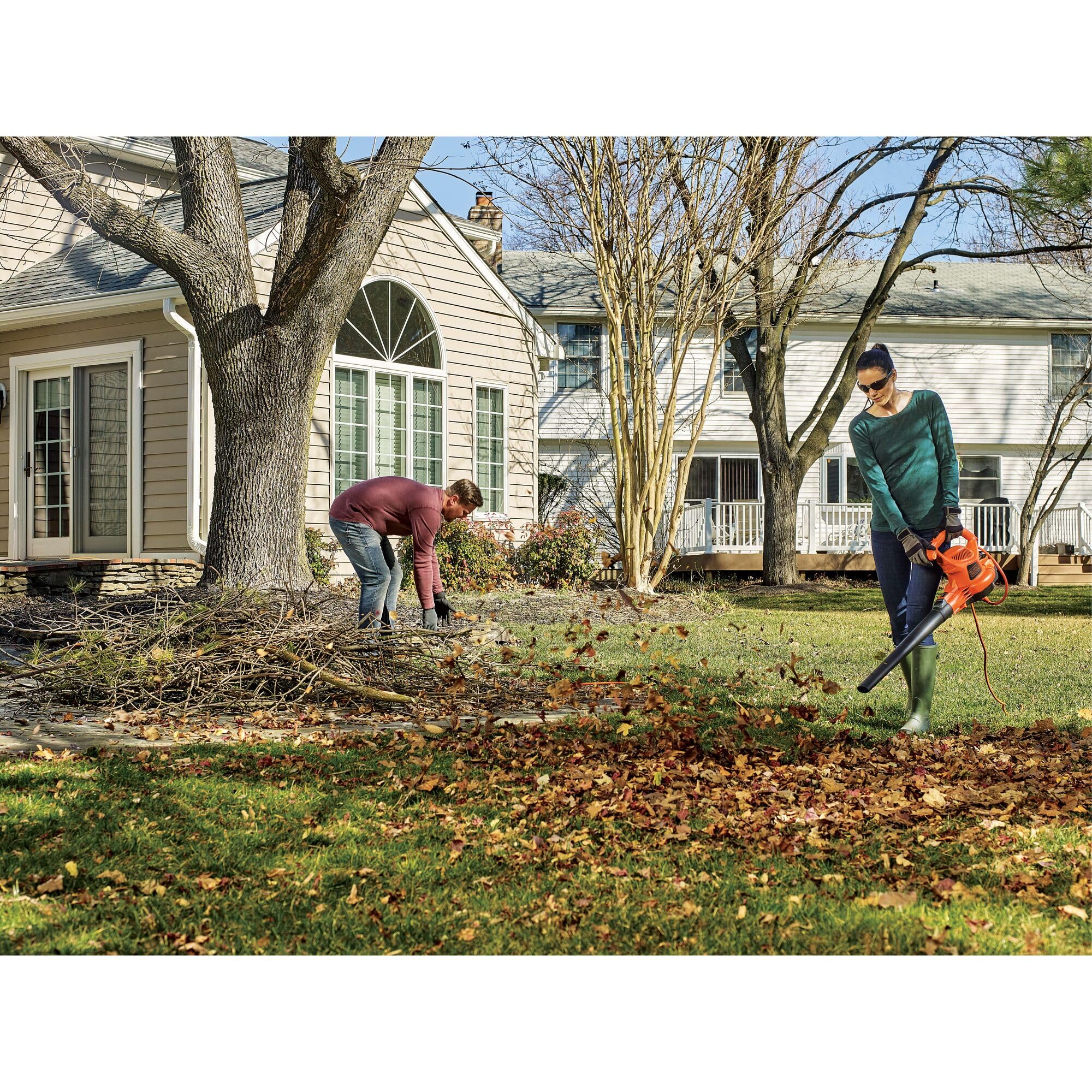 BLACK+DECKER BEBL7000 Leaf Blower, Vacuum & Mulcher 3-in-1
