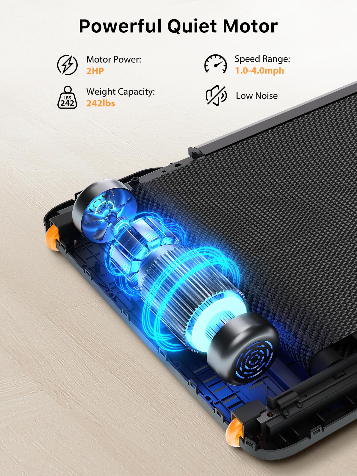 WALKINGPAD Foldable Walking Pad Under Desk Treadmill Compact