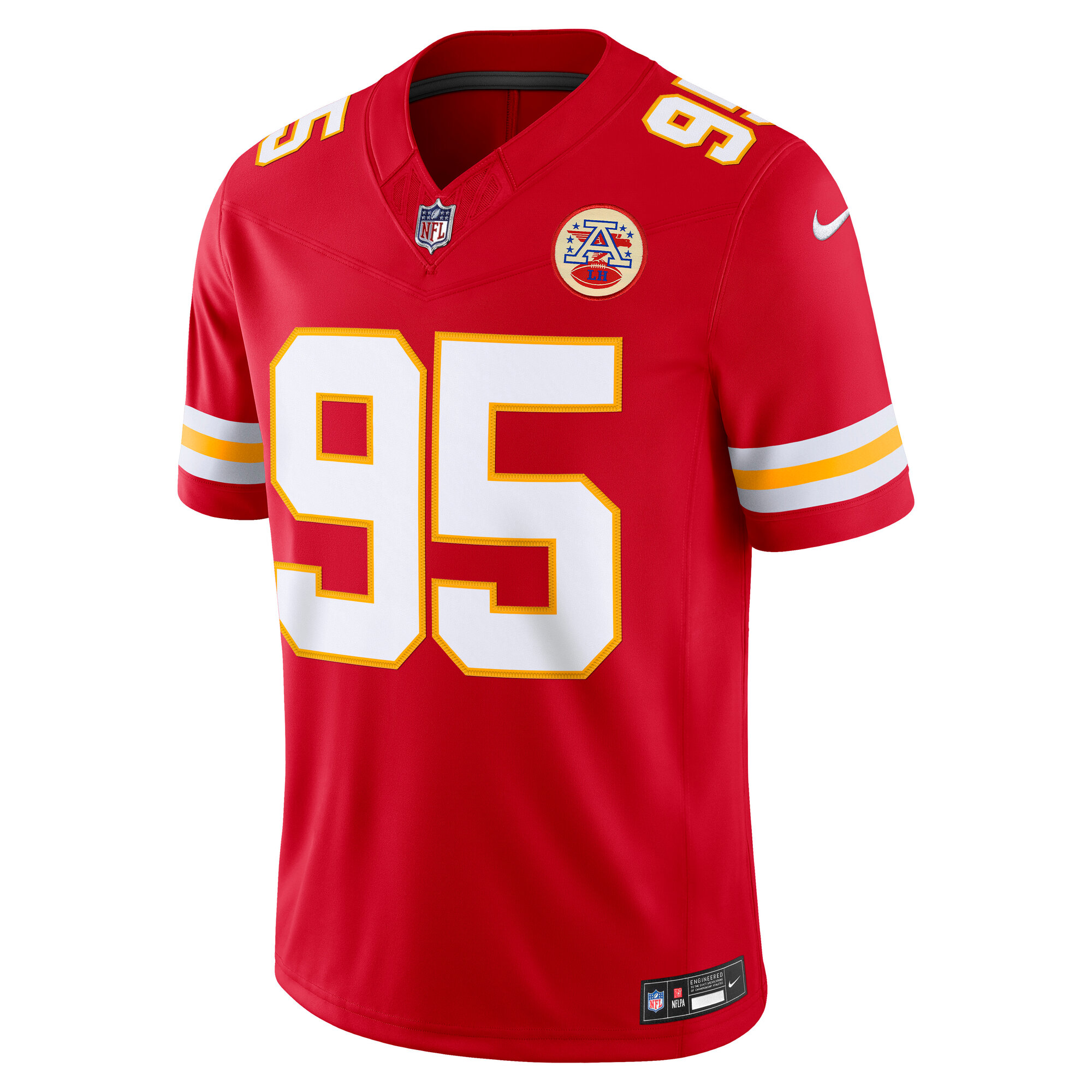 Chris Jones Kansas City Chiefs Nike Vapor F.U.S.E. Stitched Limited Jersey - Red