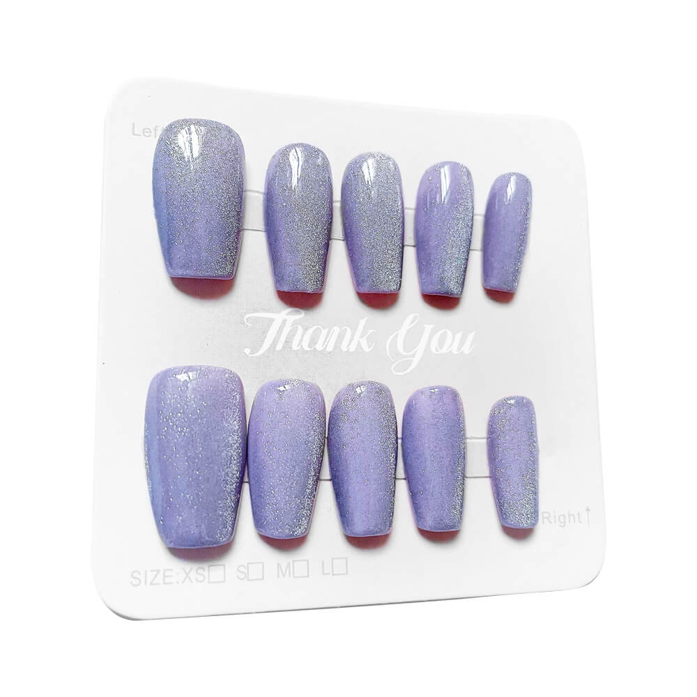 Purple Mirage Press On NailsPurple Mirage Press On Nails - SAYEGIRLS
