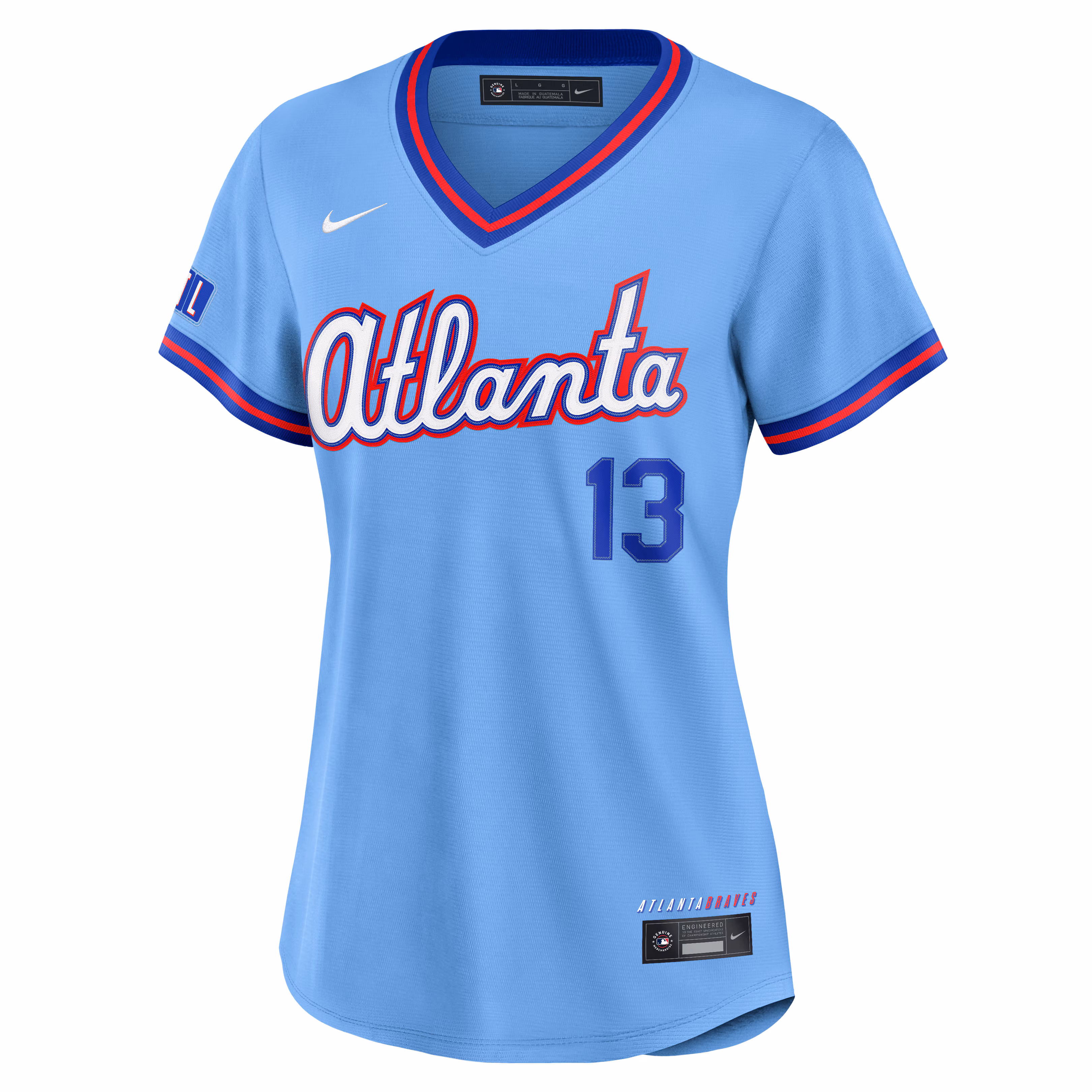 Ronald Acuña Jr. Atlanta Braves Nike Women's 2026 City Connect Stadium Jersey - Powder Blue