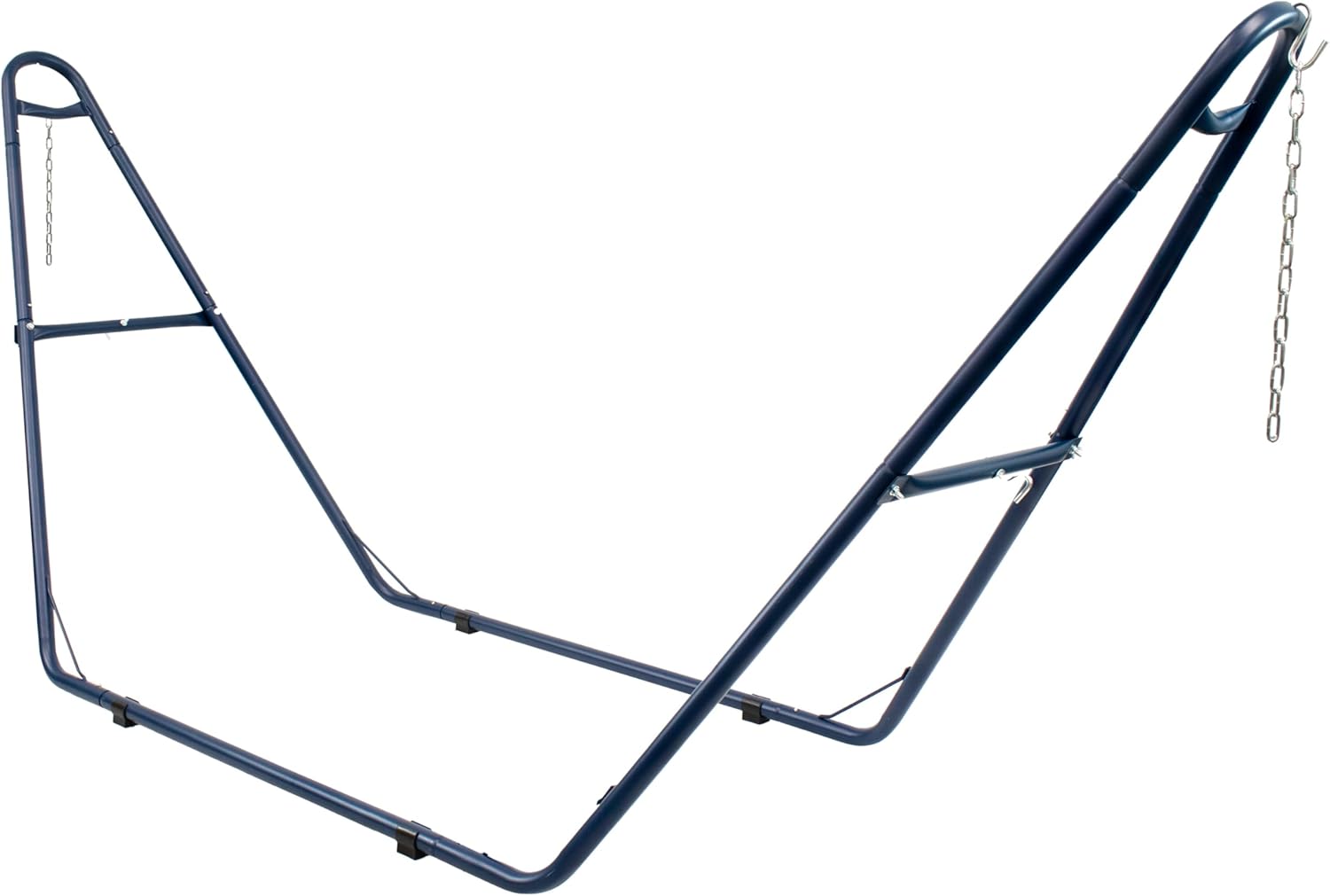 Sunnydaze Decor Universal Double Hammock Stand Only - 550-Pound Capacity - Heavy-Duty Hammock Stand for Outside - Fits 9 to 14 Foot Hammocks - Blue