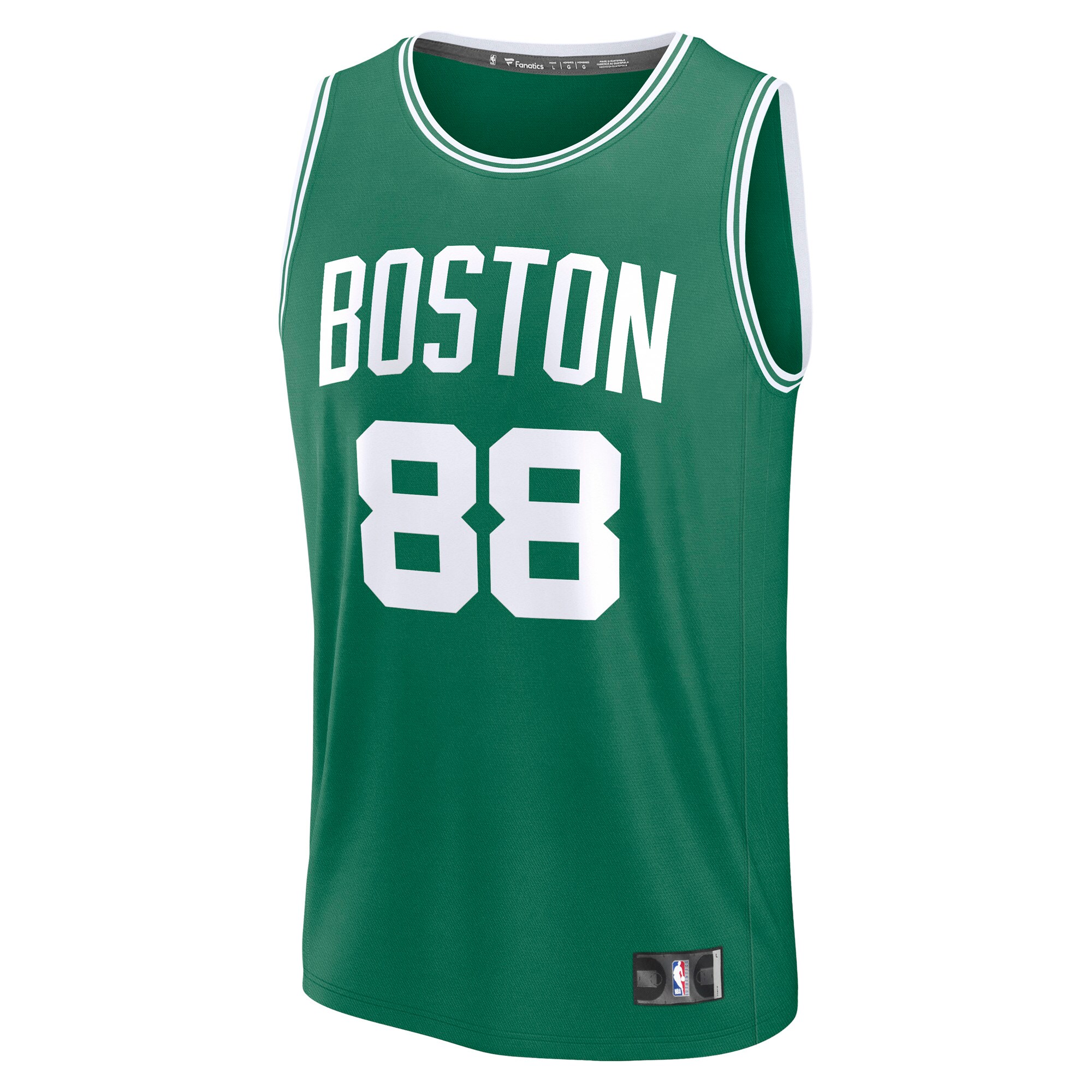 Neemias Queta Boston Celtics Fanatics Fast Break Replica Player Jersey - Icon Edition - Kelly Green