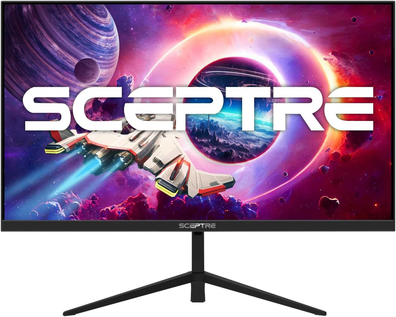 Sceptre 27-inch Gaming Monitor 165Hz 144Hz 1ms AMD FreeSync Premium HDMI DisplayPort Build-in Speakers, 99% sRGB Machine Black 2025 (E275B-FWD168 Series)