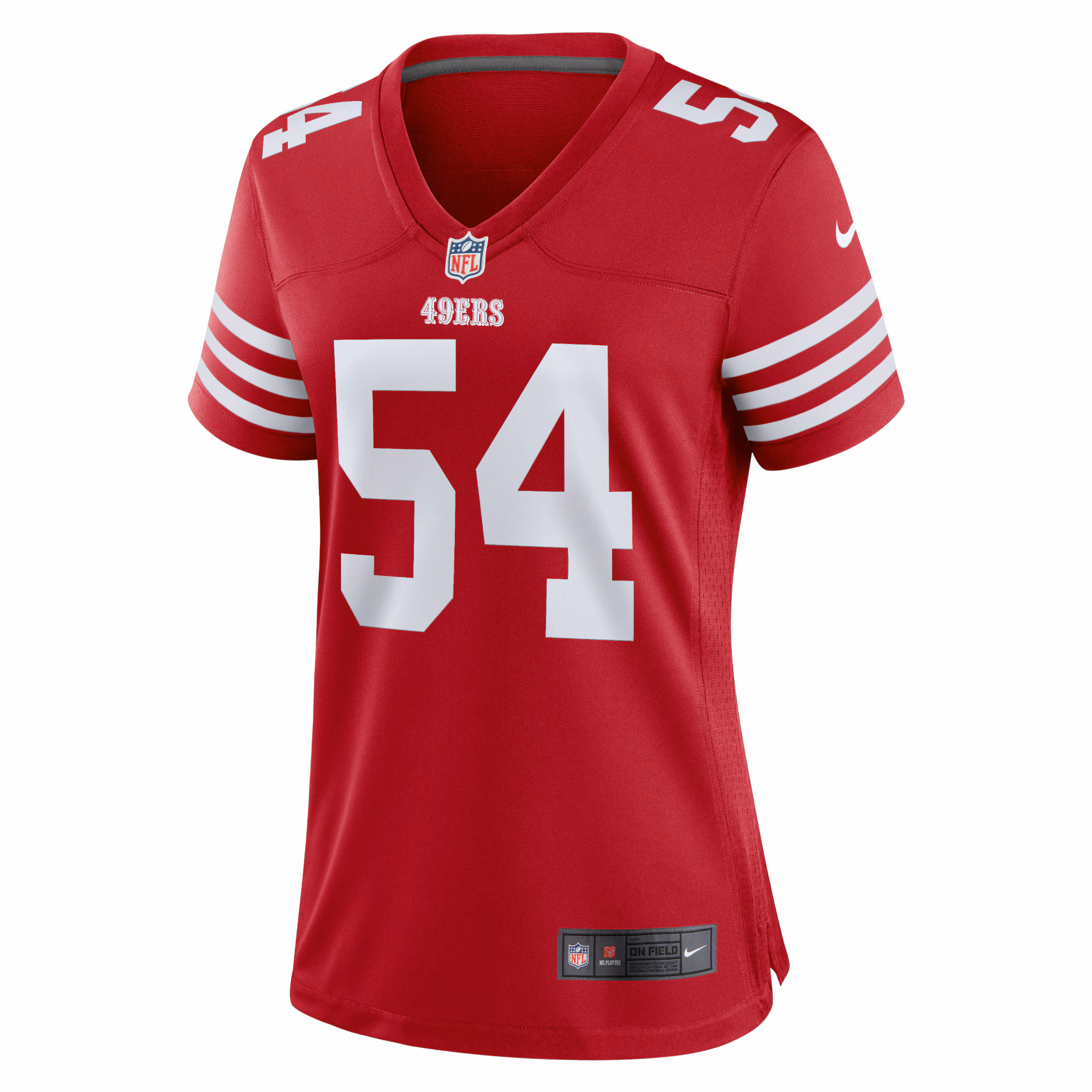 Fred Warner San Francisco 49ers Nike Women's Game Player Jersey - Scarlet