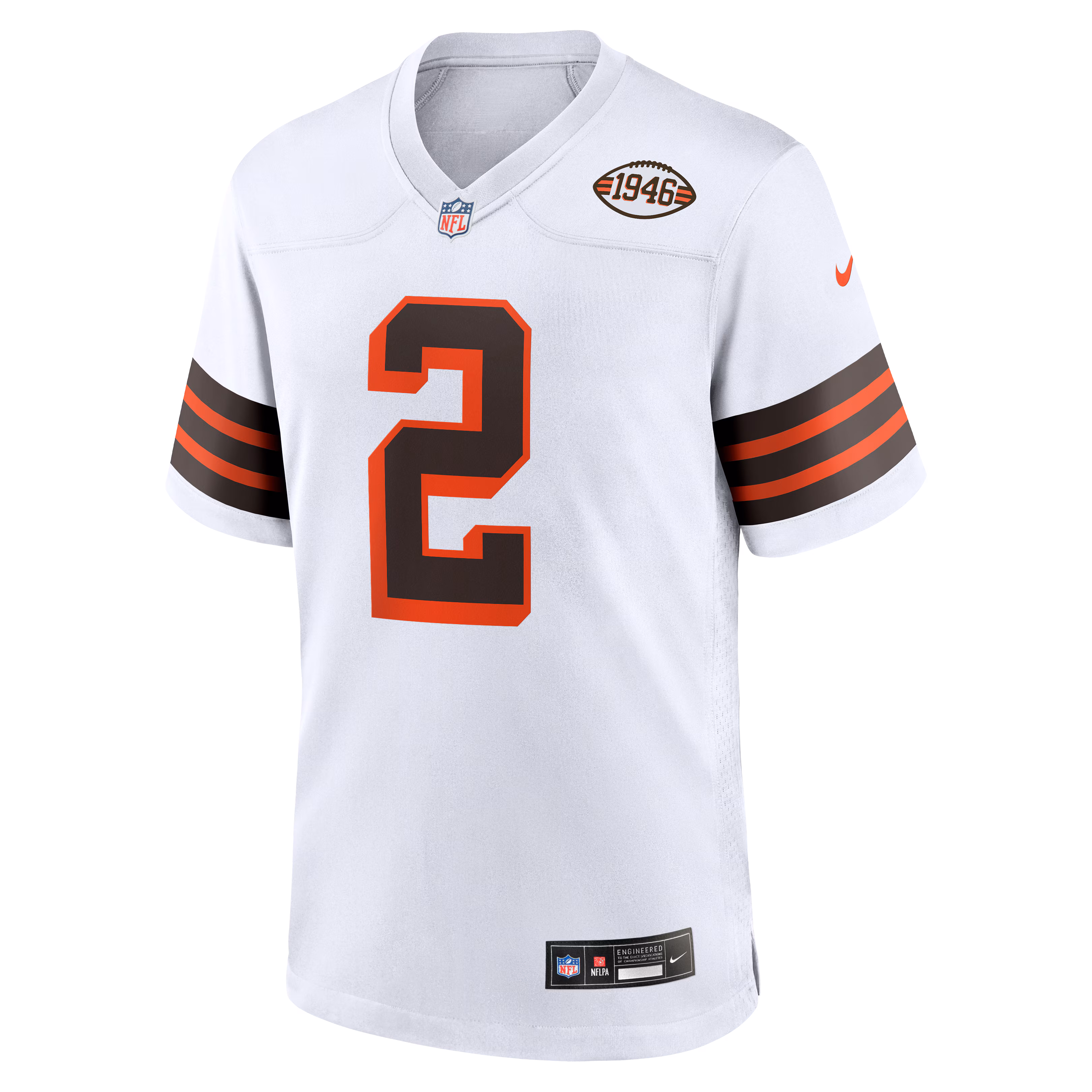 Shedeur Sanders Cleveland Browns Nike Alternate Game Jersey -  White