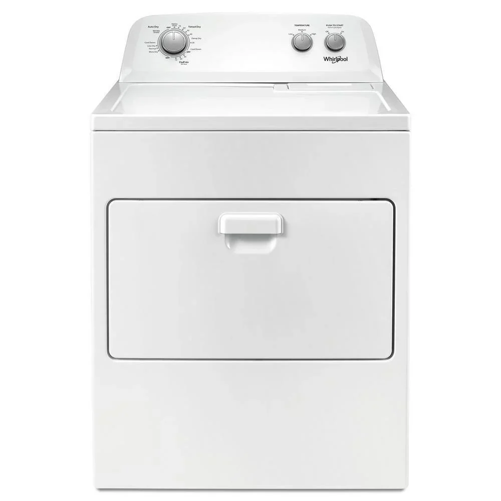 7.0 cu. ft. Electric Dryer, AutoDryTM System, Wrinkle ShieldTM, White