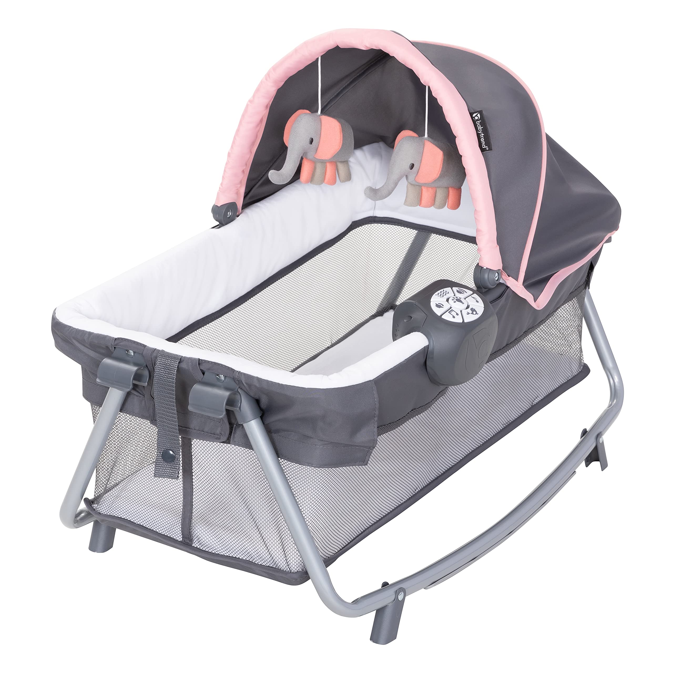 BABY TREND Lil' Snooze Deluxe III - Cozy Pink Sleep Solution