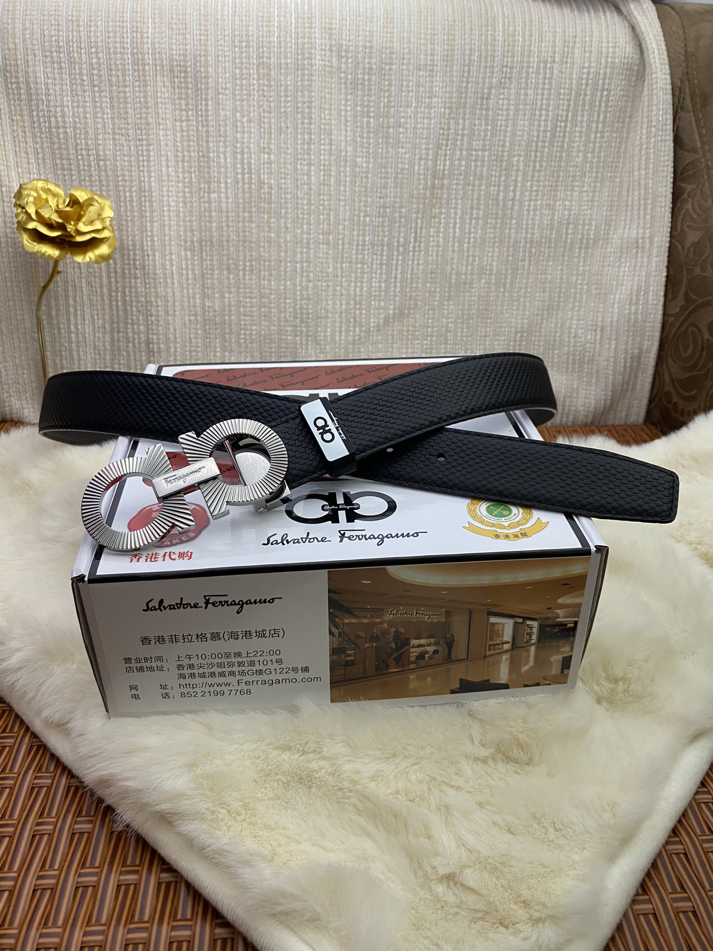 Ferragamo belt-87