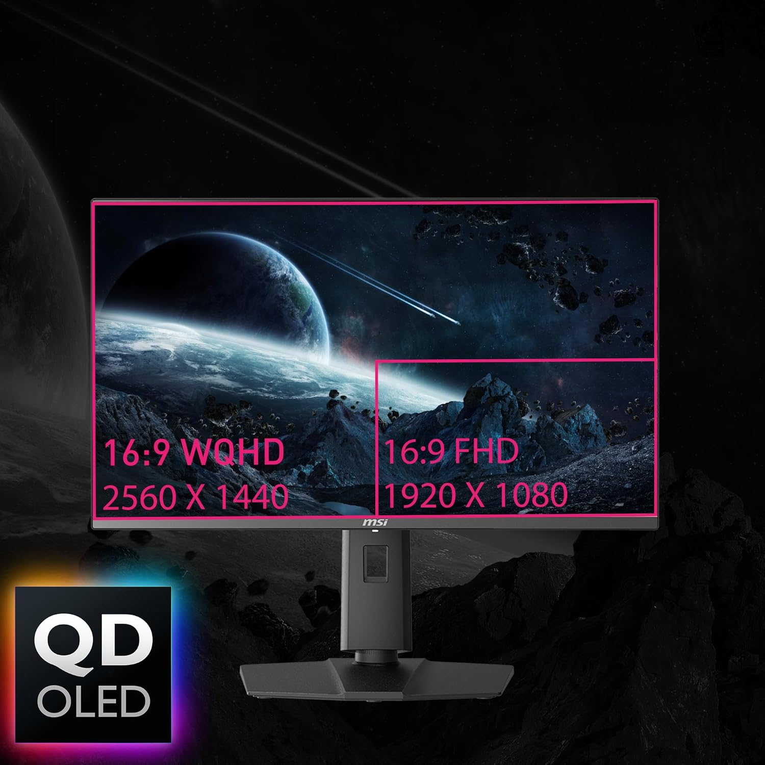 MSI MPG 271QRX QD-OLED Gaming Monitor, 27