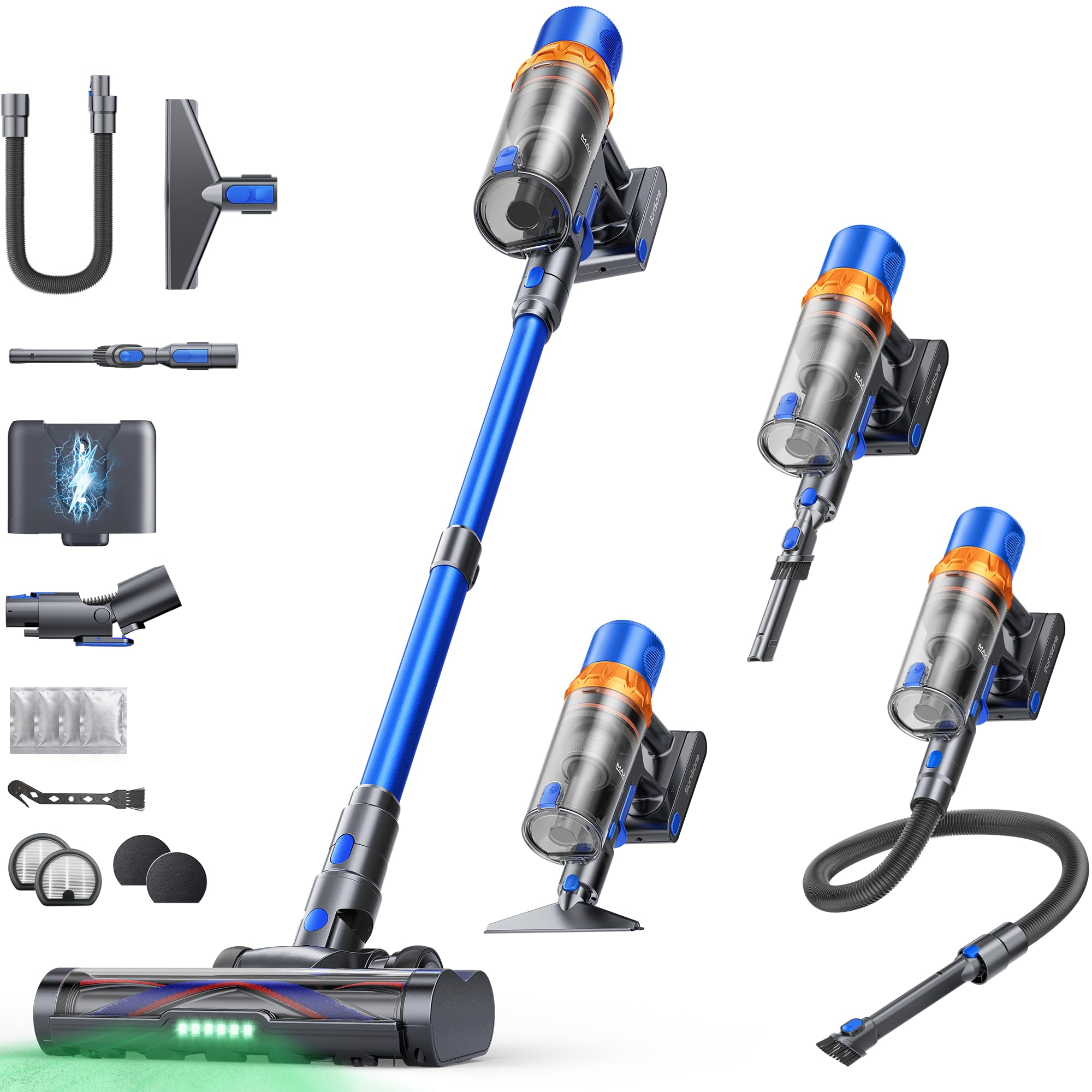 SUNSARE Cordless Vacuum Cleaner X13 with 70Mins Runtime