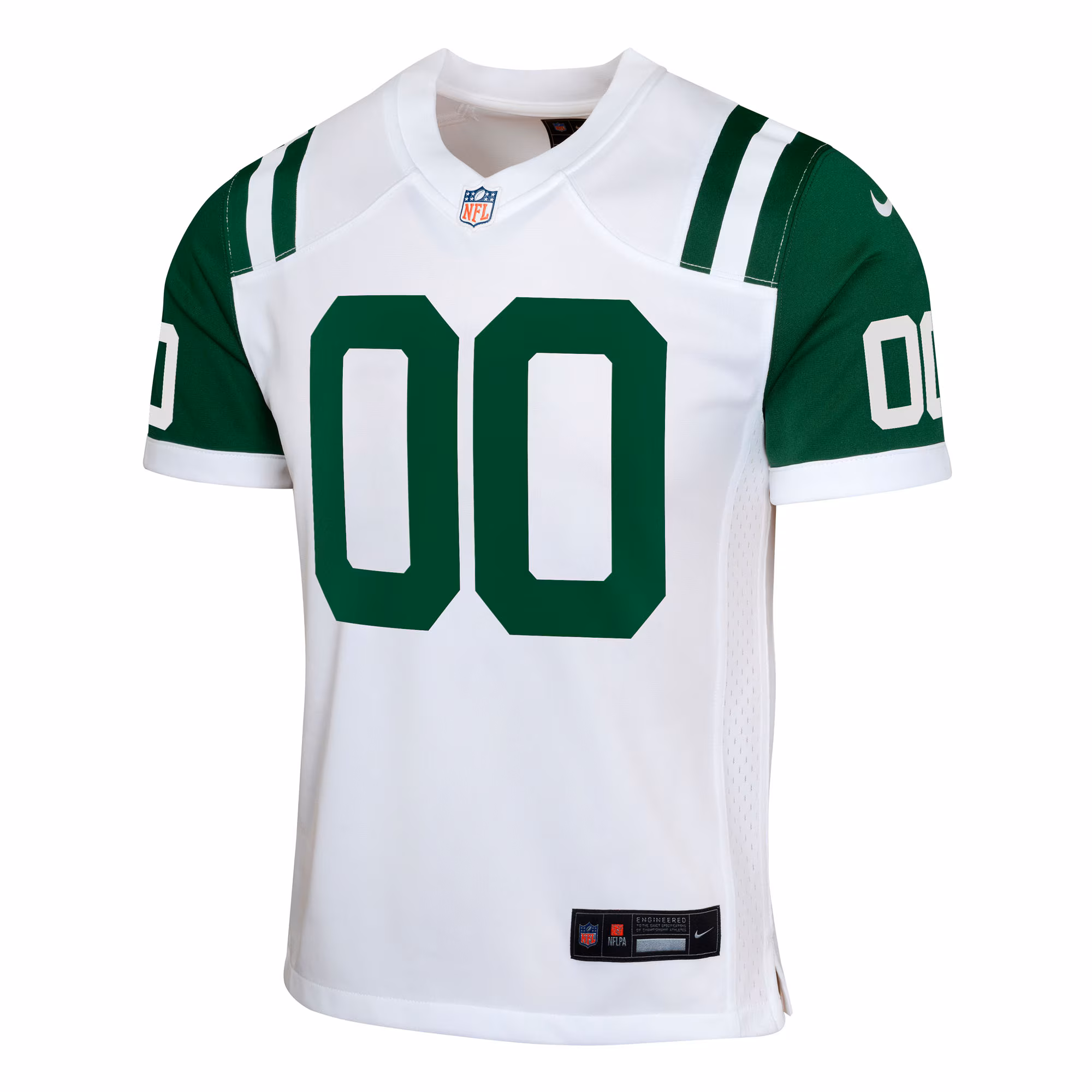 New York Jets Nike Youth Classic Alternate Custom Replica Jersey - White