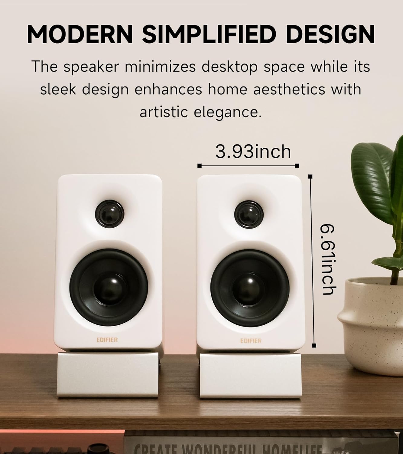 Edifier M60 Multimedia Speaker Bluetooth 5.3, 66W RMS, Hi-Res Audio & Hi-Res Wireless Audio, LDAC,3