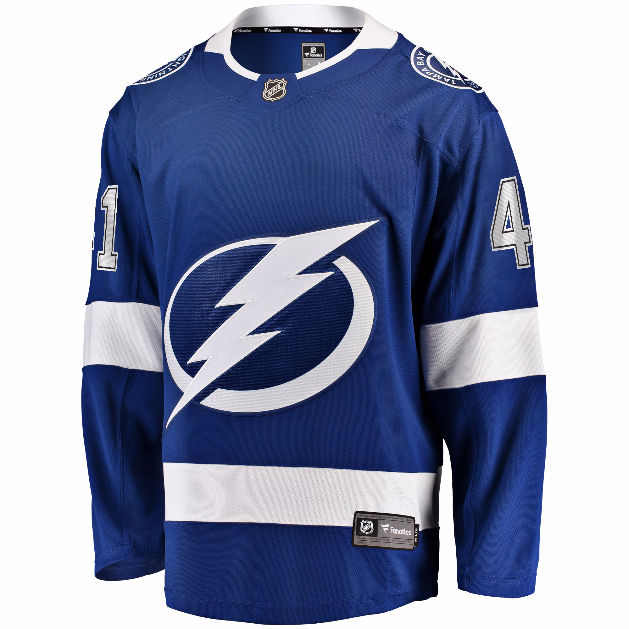 Mitchell Chaffee Tampa Bay Lightning Fanatics Home Premier Breakaway Player Jersey - Blue