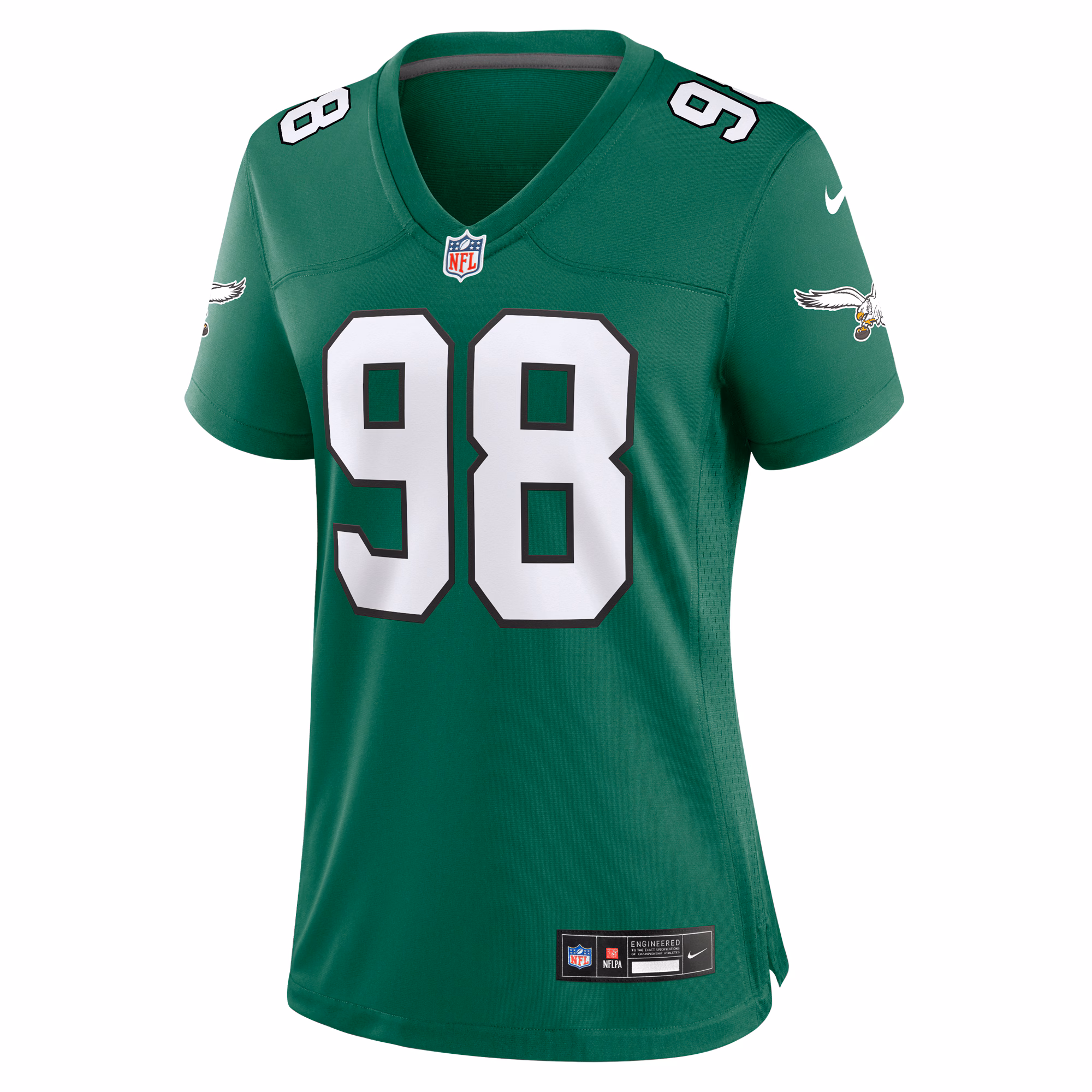 Jalen Carter Philadelphia Eagles Nike Women's Alternate Game Jersey -  Kelly Green