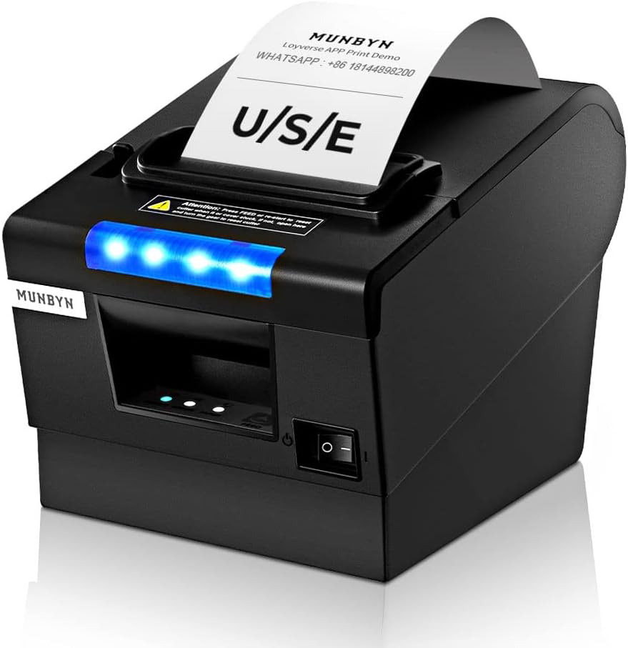 MUNBYN Receipt Printer P068, 3 1/8