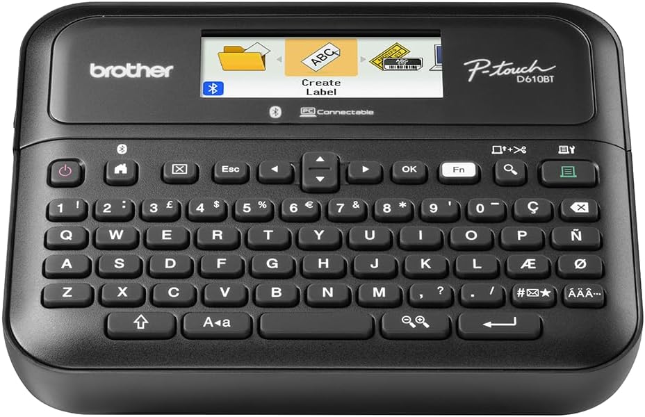 Brother® P-touch PT-D610BT Business Professional Connected Label Maker With Bluetooth®