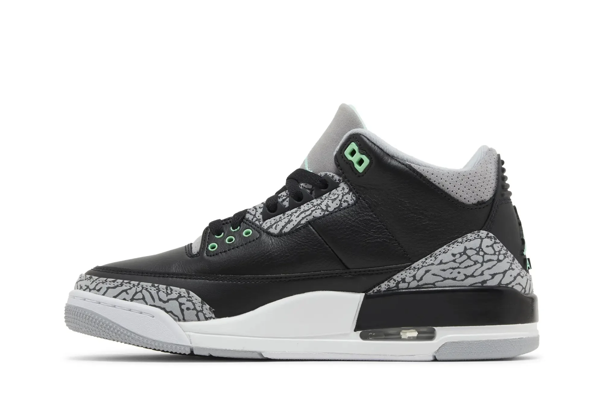 Jordan 3 Retro 'Green Glow'