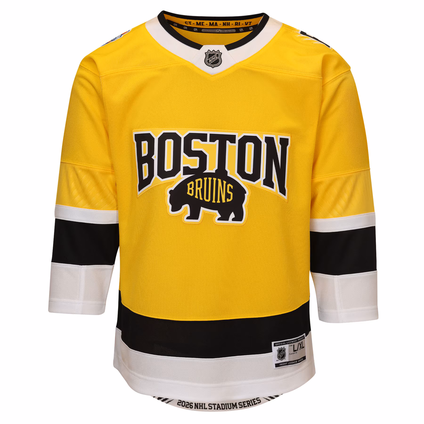 Boston Bruins Outerstuff Youth 2026 Stadium Series Premier Jersey - Gold