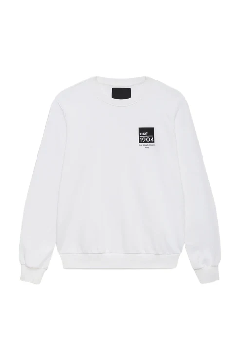 FIFA 1904 White Square Crewneck - Unisex