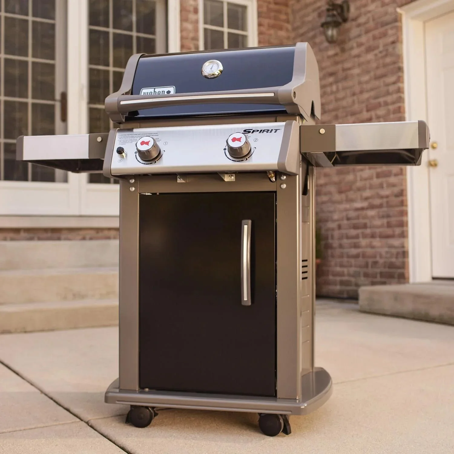 Weber Spirit E-210 Dual Burner Liquefied Propane Grill, Black