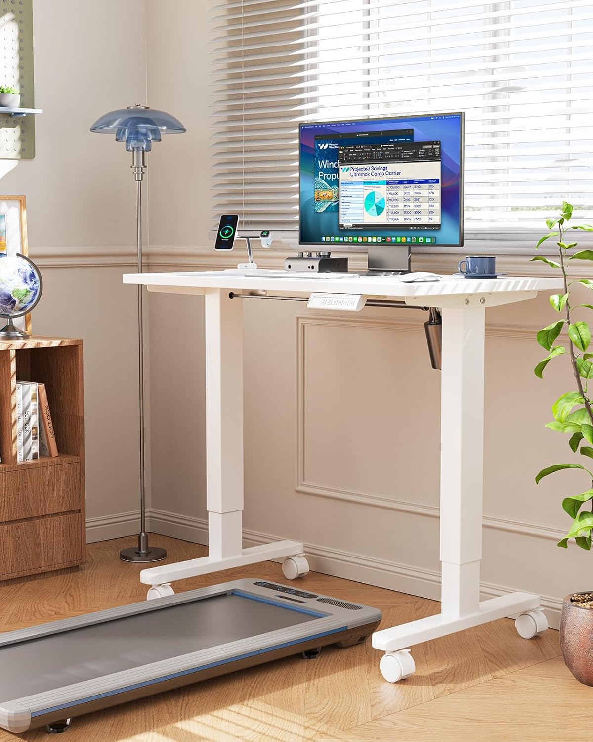 HUANUO Electric Small Standing Desk, 35