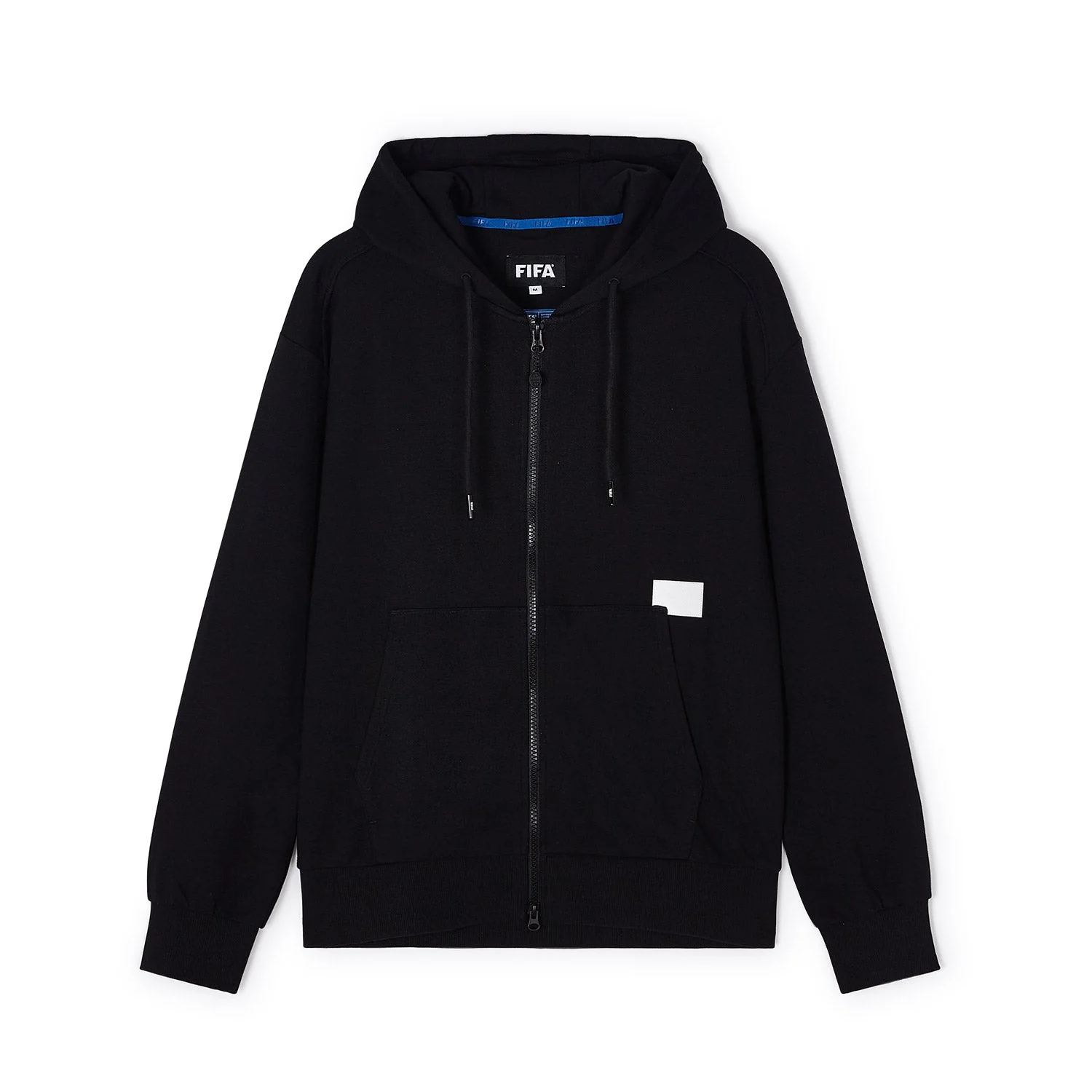 FIFA Essentials Logo Black Zip Hoodie - Men's
