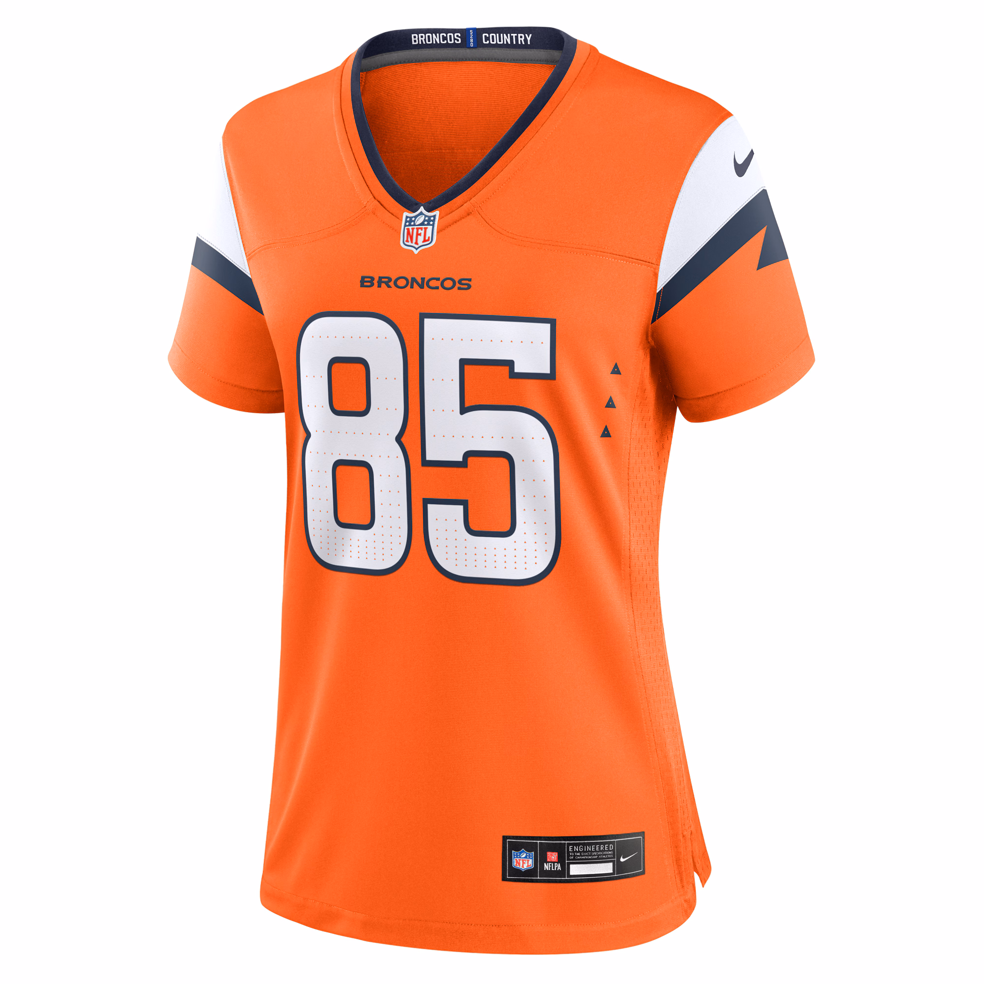 Lucas Krull Denver Broncos Nike Women's Team Game Jersey -  Orange